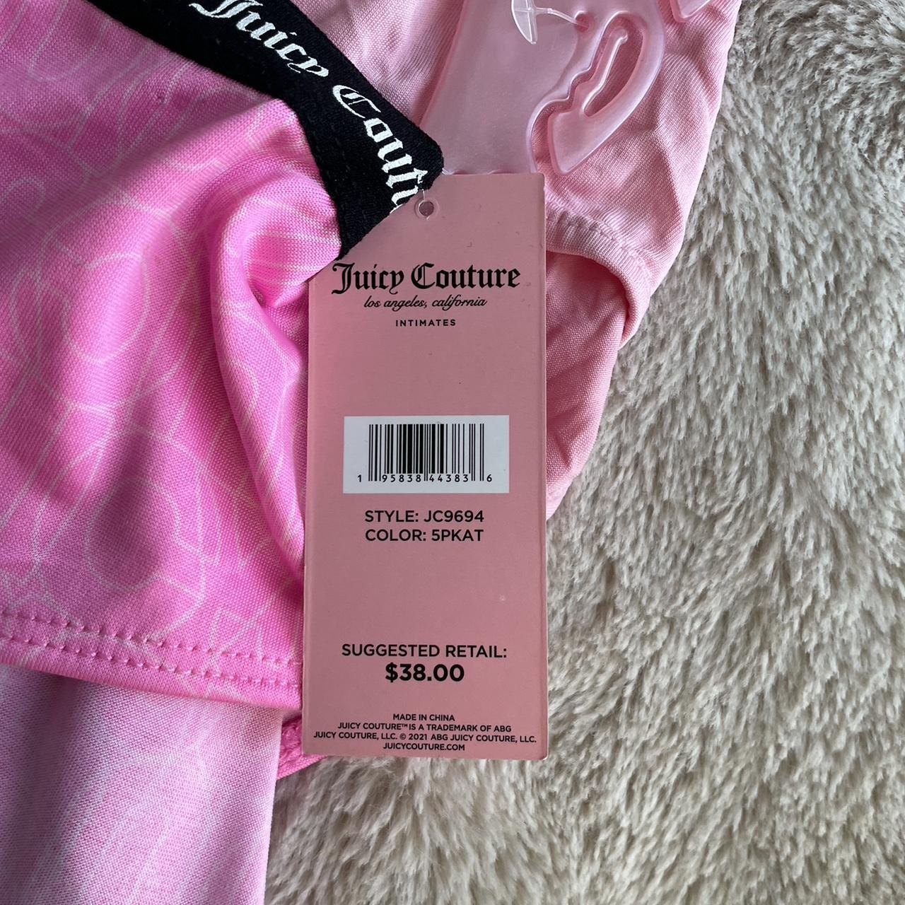 Juicy Couture Pink Panties, brand new never worn and