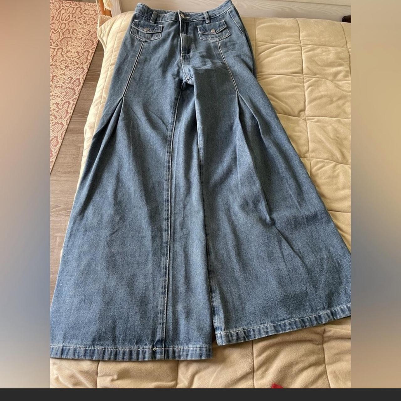 Cider Women's Blue Jeans Depop