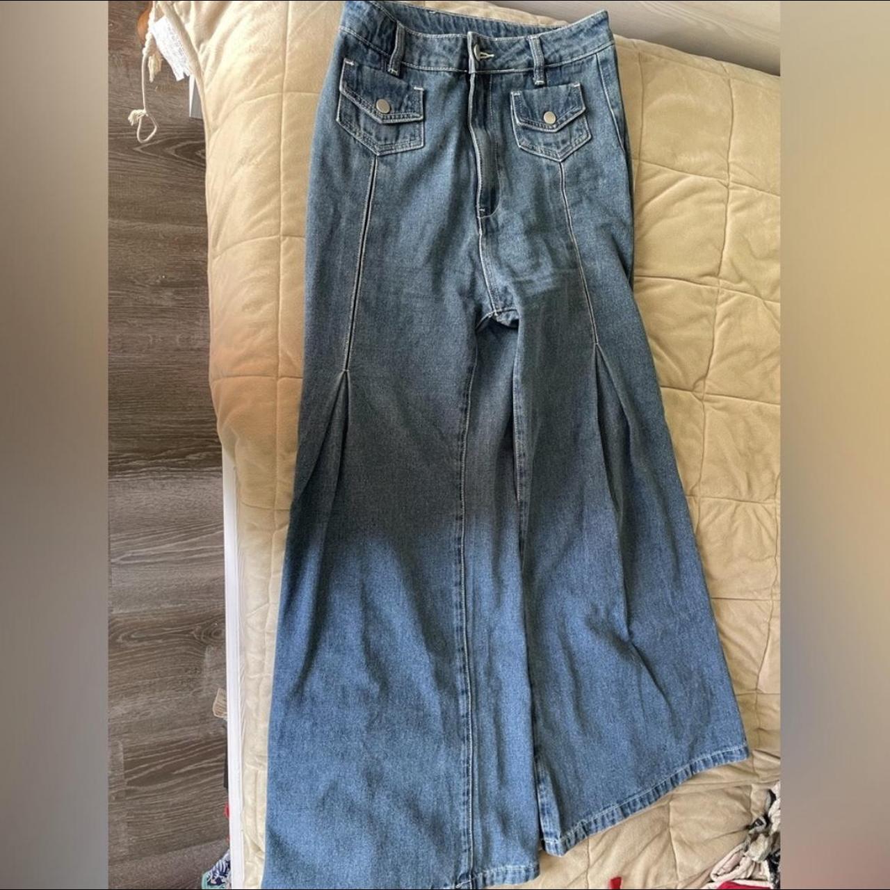 Cider Women's Blue Jeans Depop