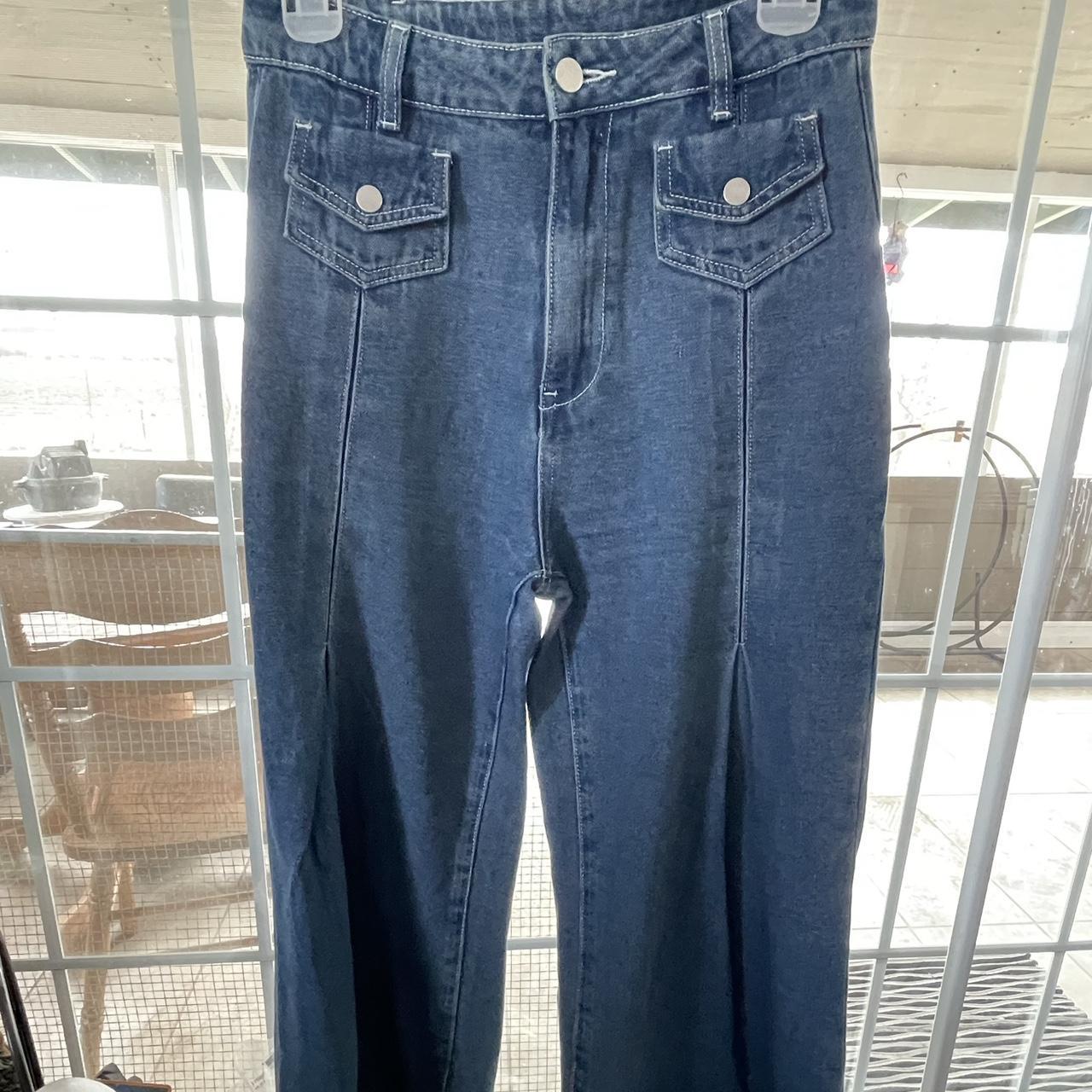 Cider Women's Blue Jeans Depop