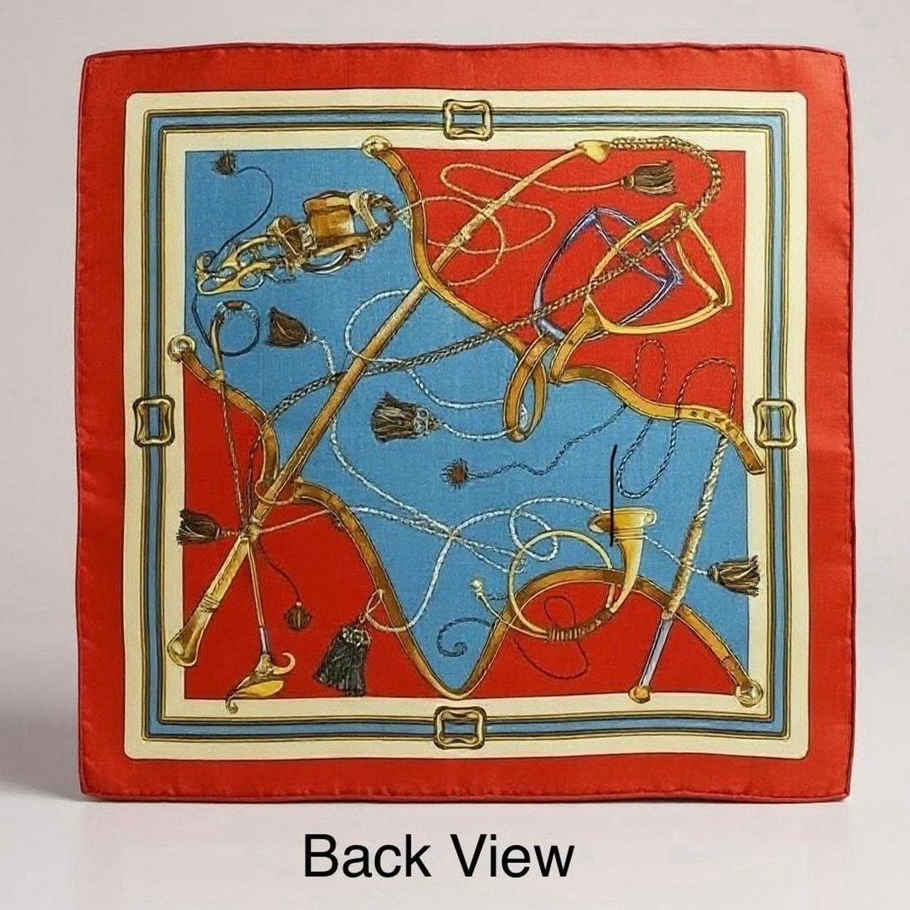 Source Unknown Women's Scarf - Red/Blue – A vibra… - image 3