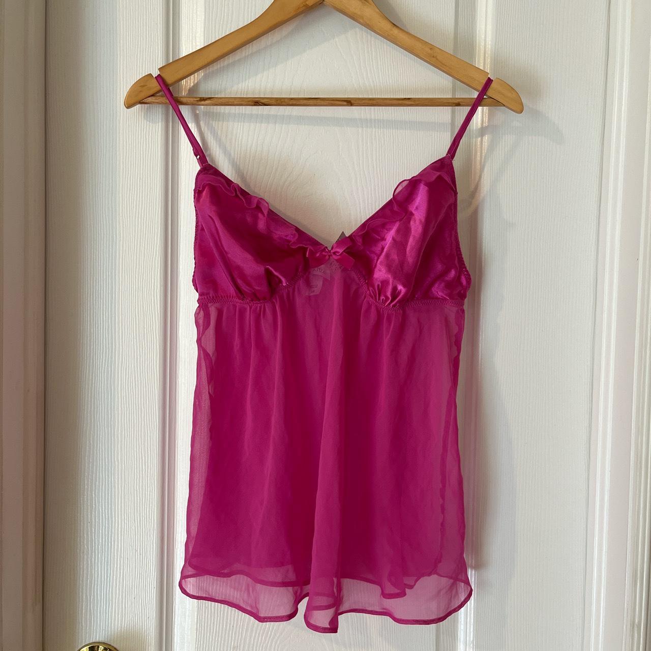 Vintage La Senza Satin Lingerie Cami Bust Is Depop