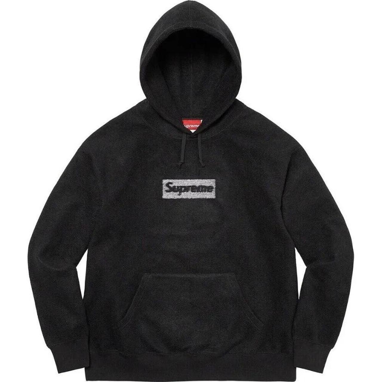 Supreme Men's Black Hoodie Depop