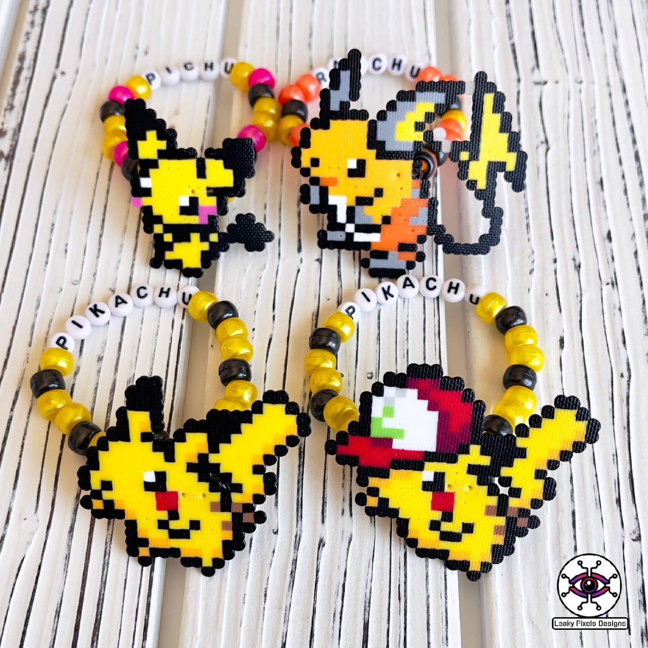 Pokemon Yellow Happy Pikachu Kandi Pattern