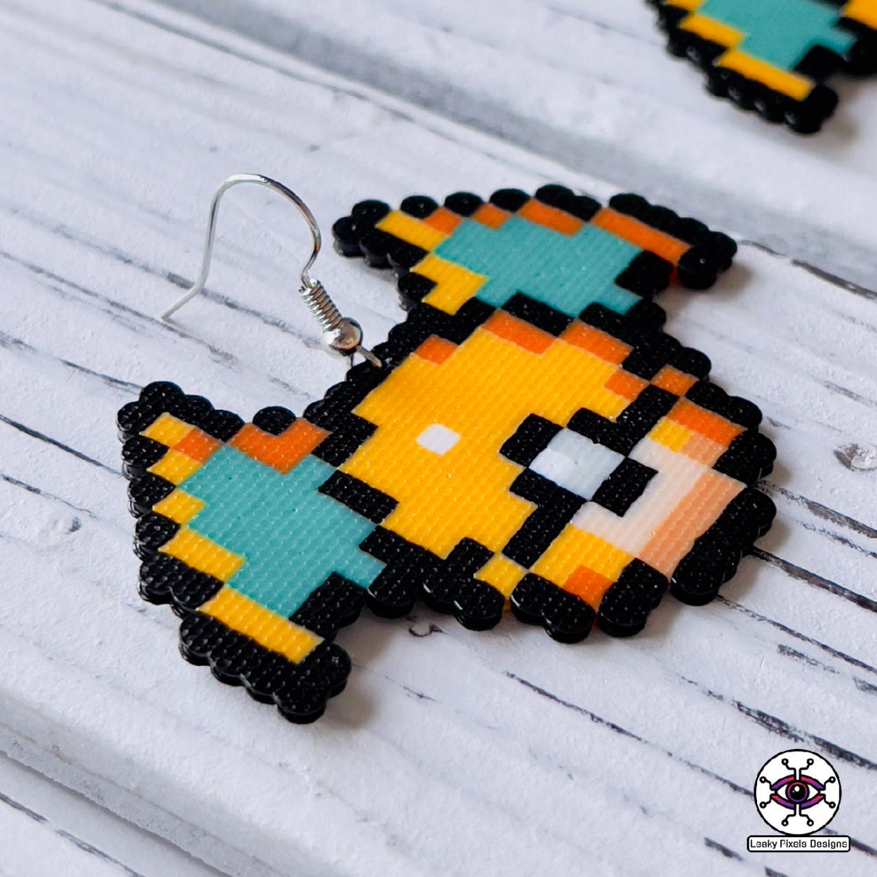 Charizard Pokémon Pokéball Perler Earrings Fun Depop