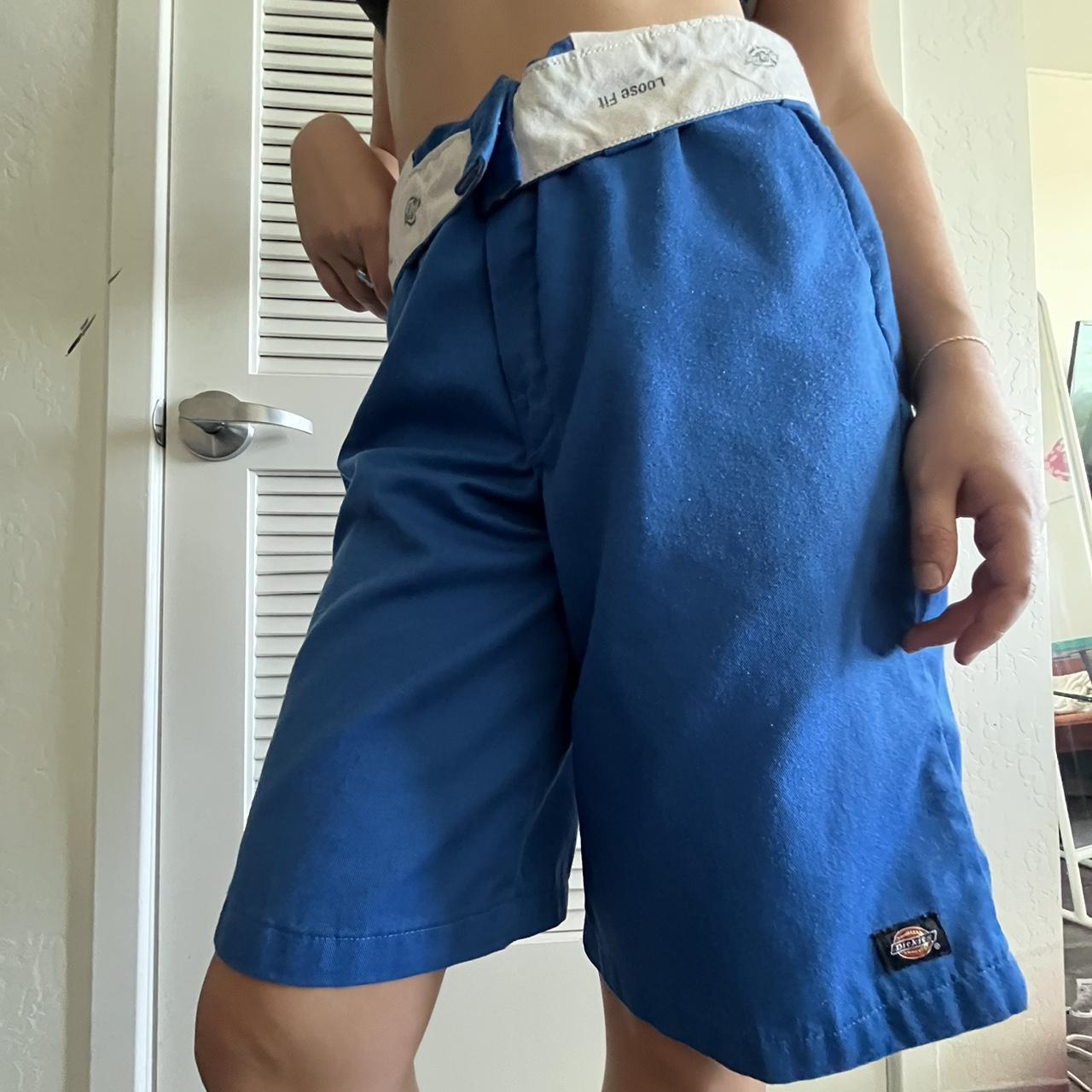 Blue men’s dickies shorts! Size 34-36 waist. - Depop