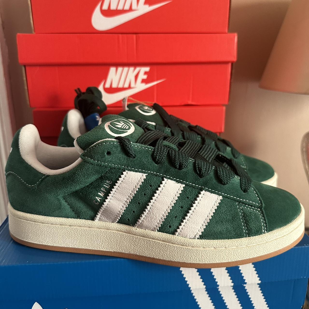 Adidas Campus 00’s Green White Men’s UK Size 9.5... - Depop