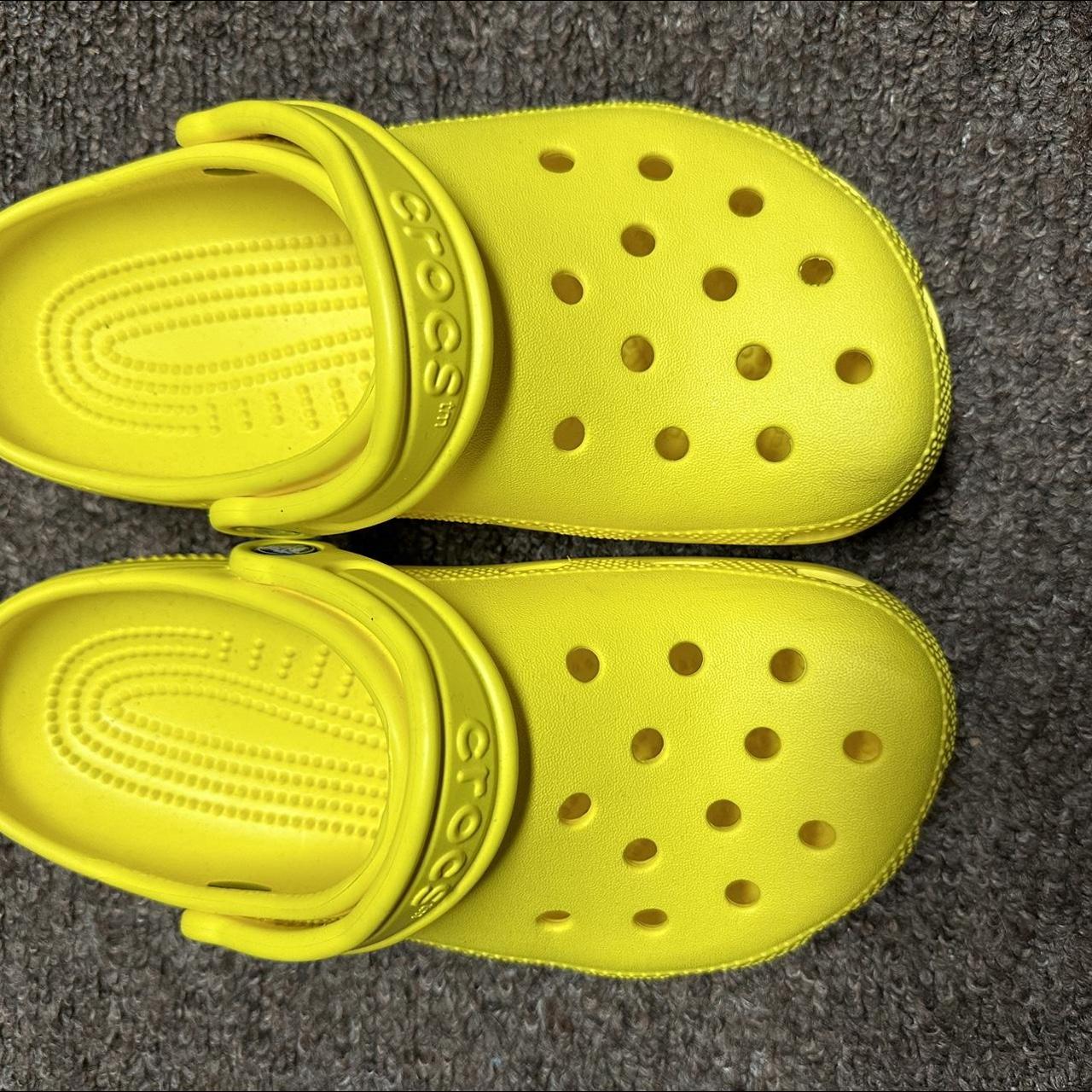Like new women’s yellow crocs Depop