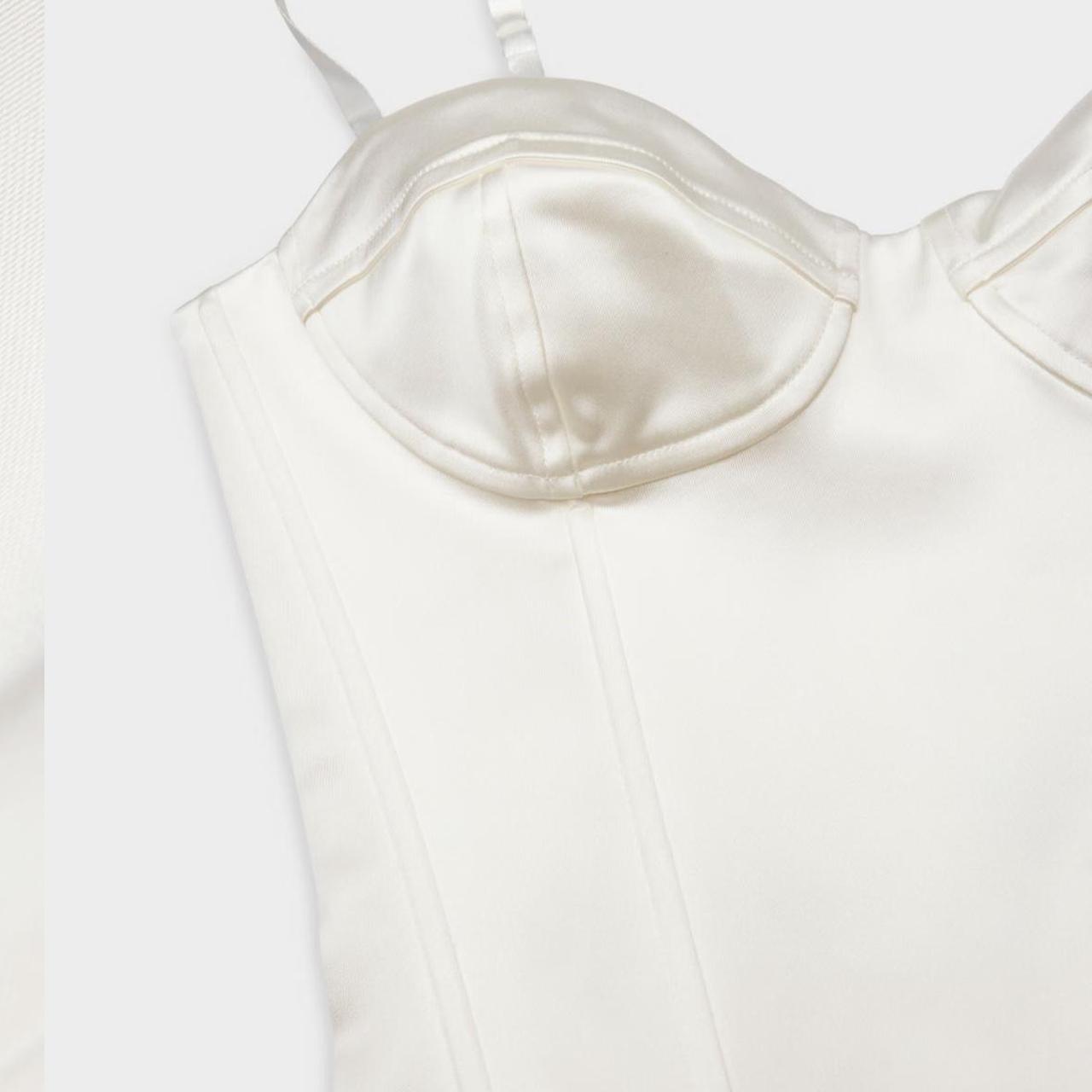 Aritzia Dazzle Satin Bustier XS Depop