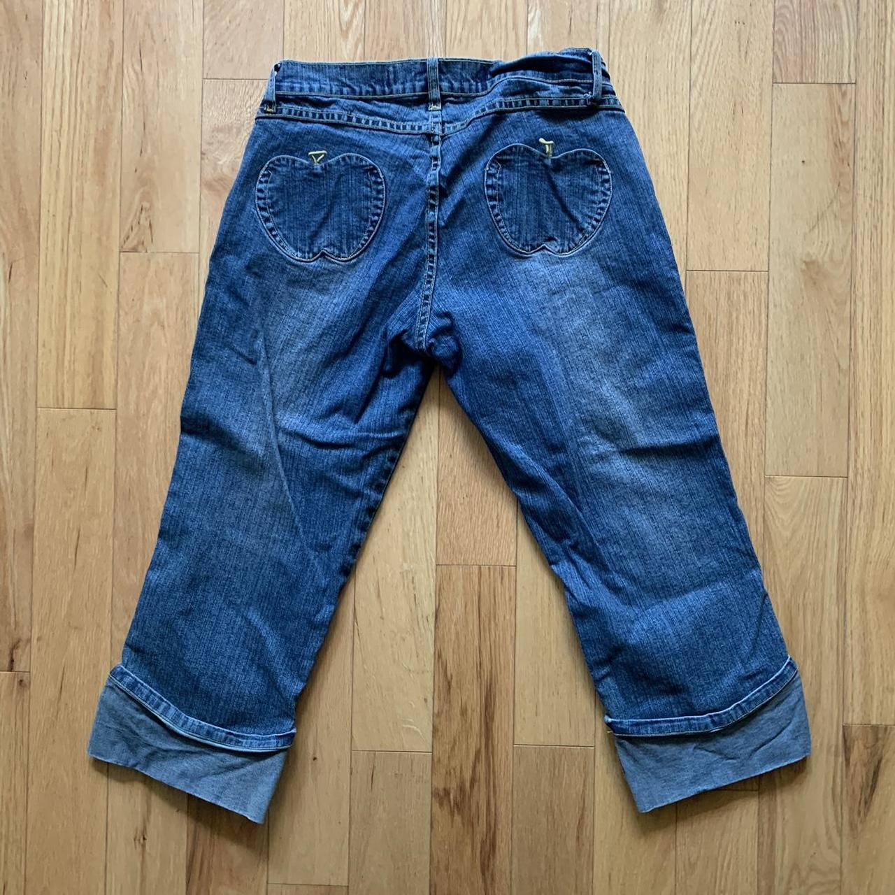Apple bottom jeans, super cute capri’s jeans... Depop