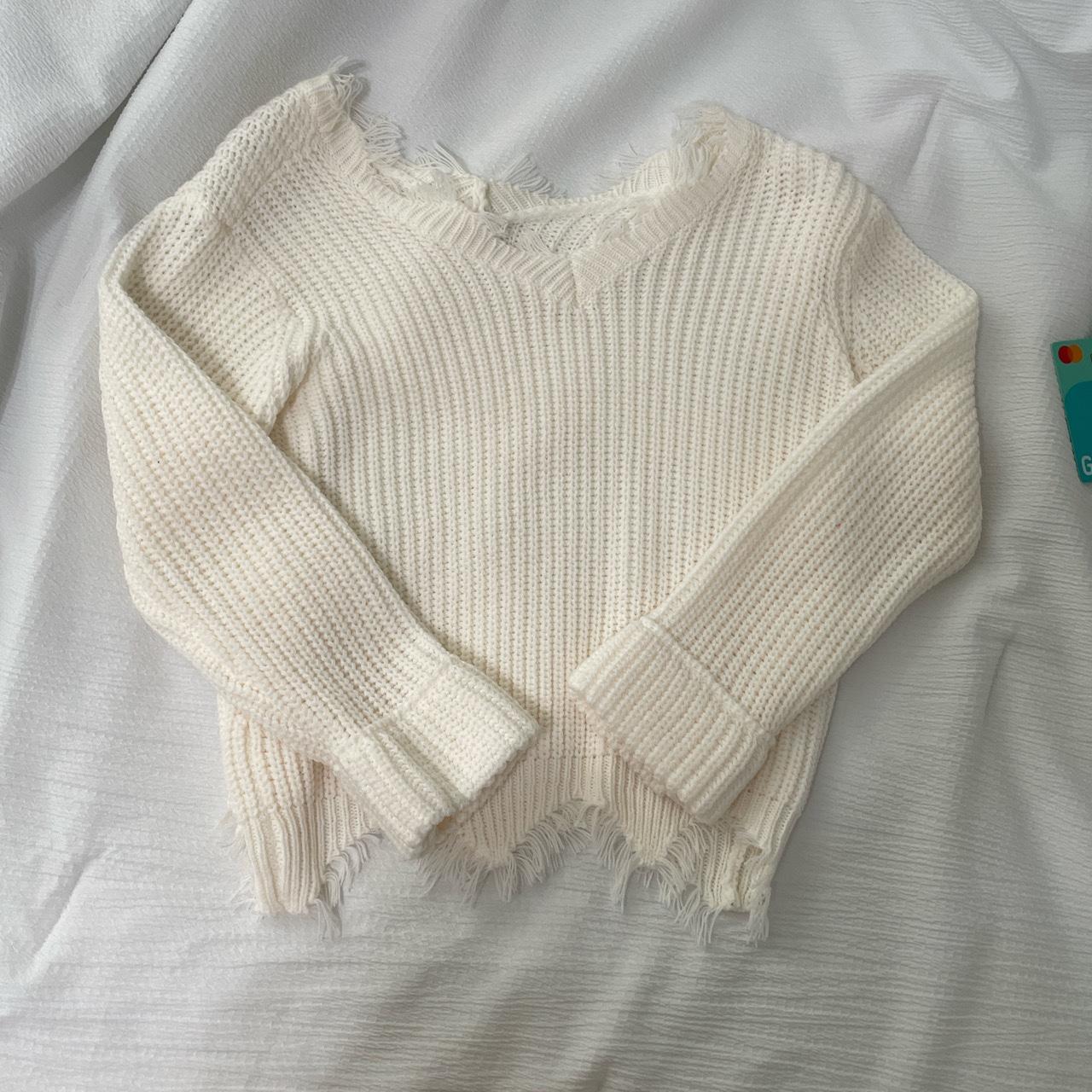 Cream Jumper Depop