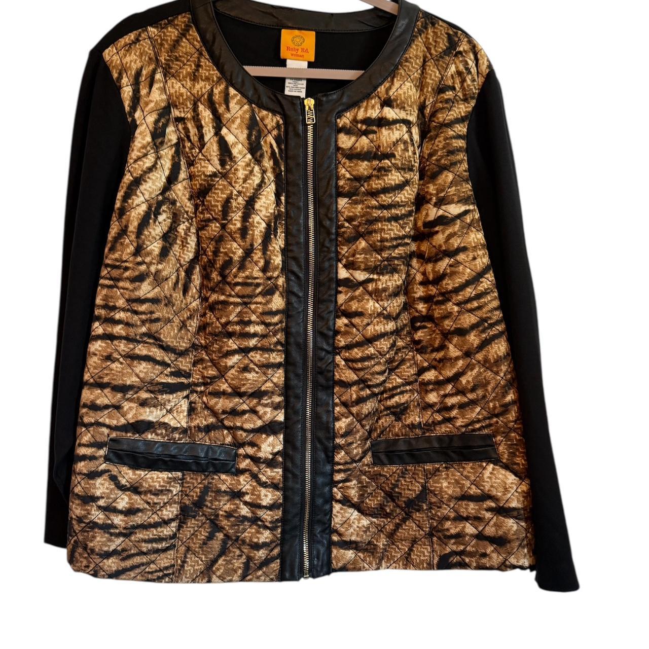 Ruby Rd. Women's Jacket - Brown/Multi - 18 – Ruby… - image 1