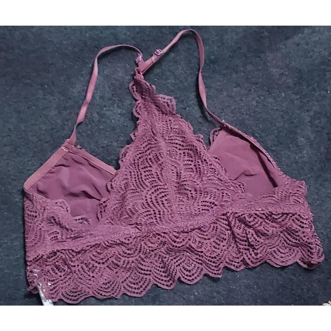 Aerie purple lace bralette size small