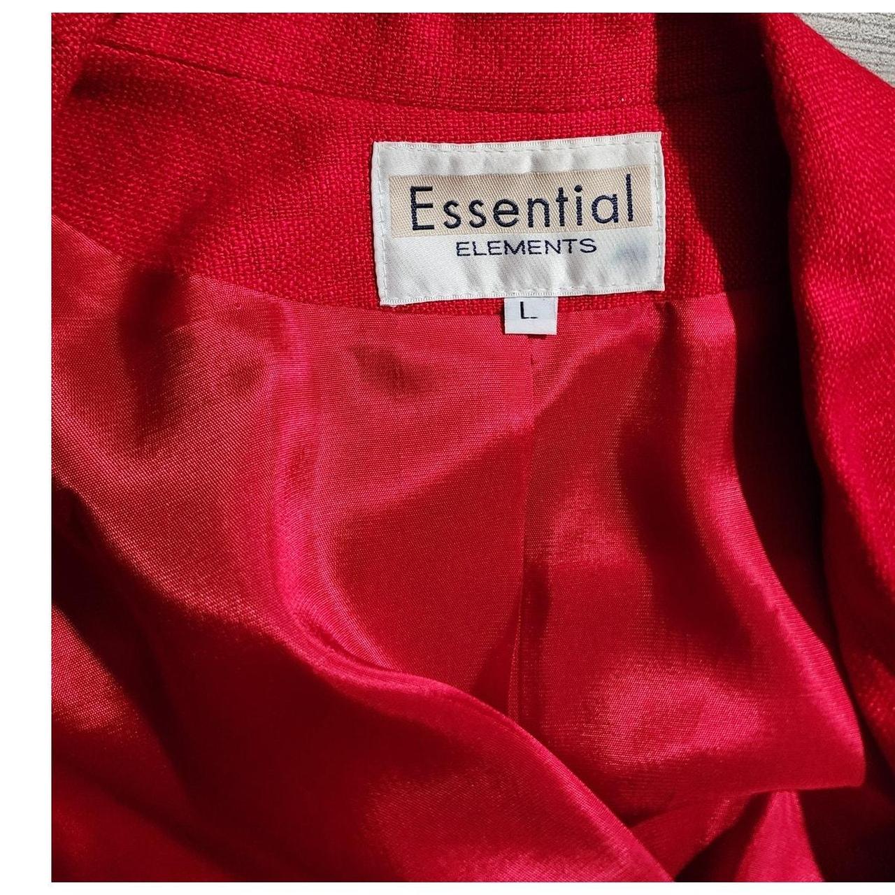 Women's Jacket - Red - 18 – Essential Elements Vi… - image 6