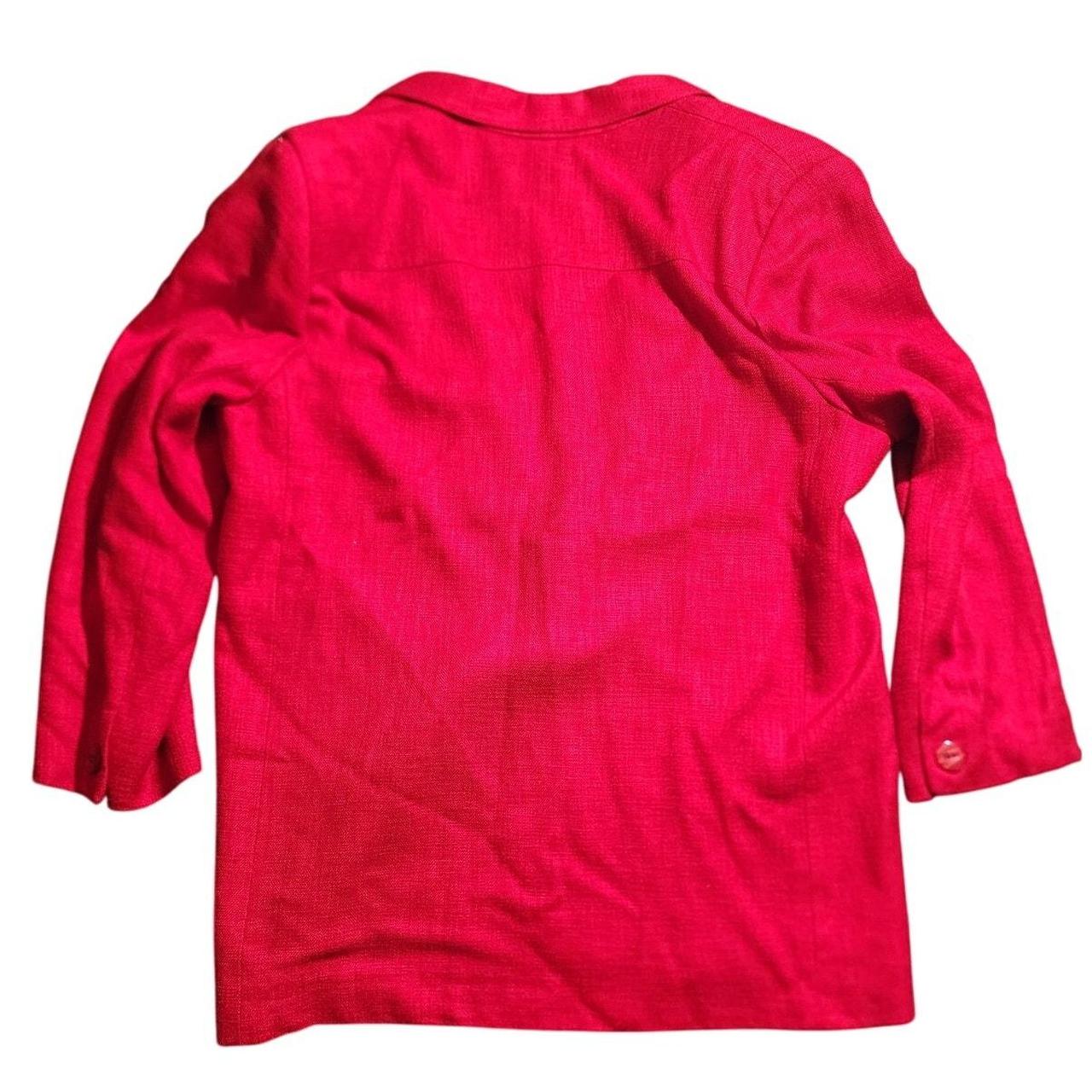 Women's Jacket - Red - 18 – Essential Elements Vi… - image 2