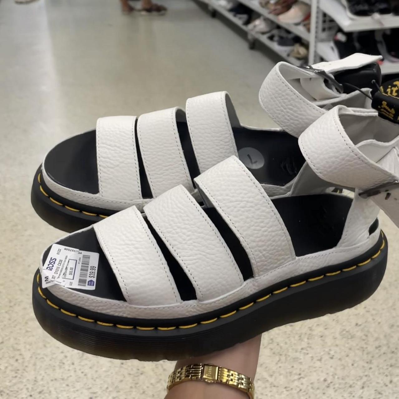 Dr. Martens Women's White Sandals Depop