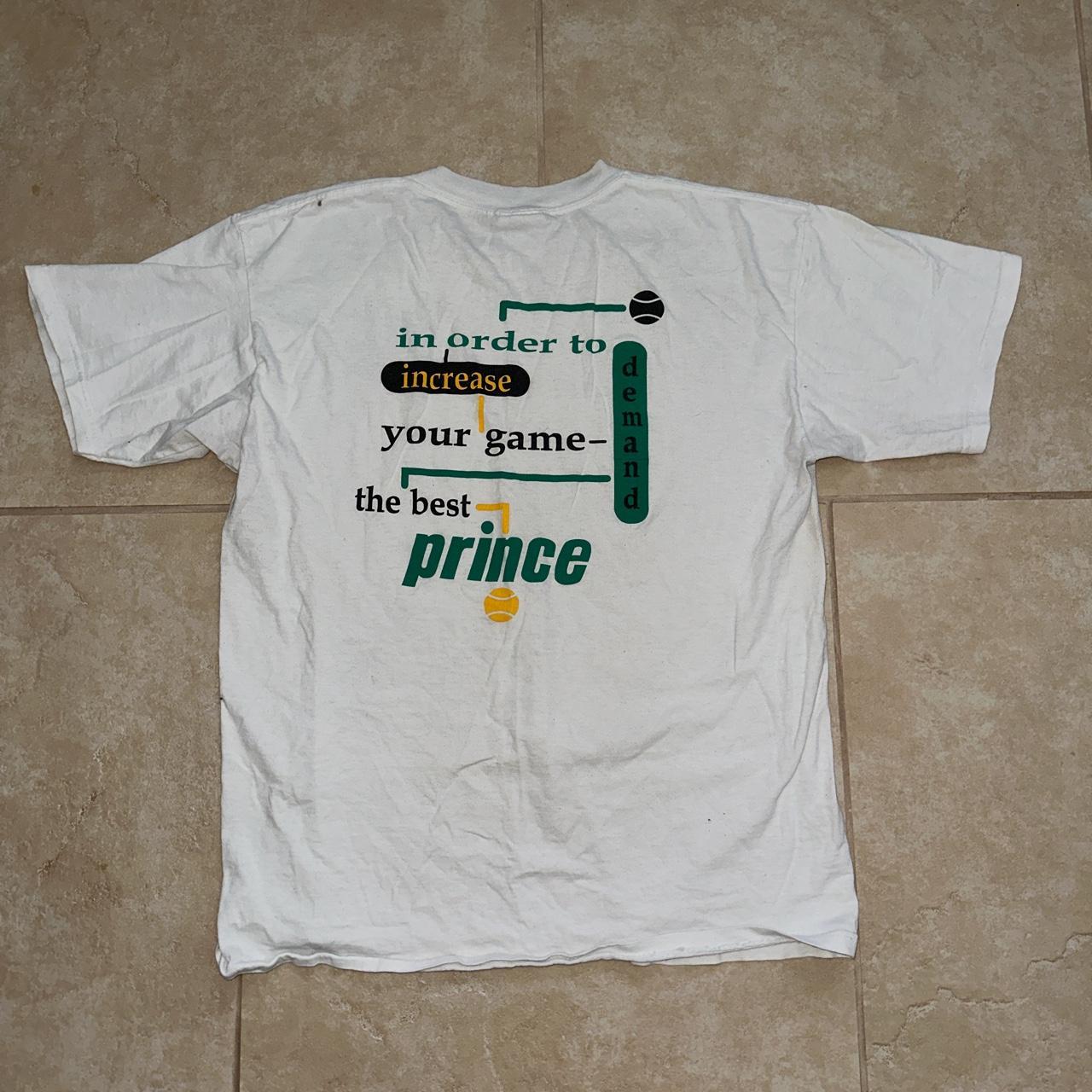VINTAGE PRINCE TENNIS TEE DOPE DESIGN tennis... Depop