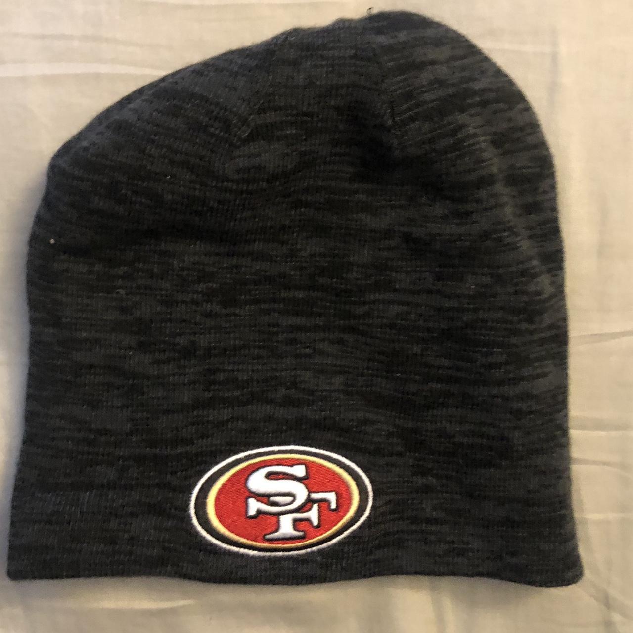 san francisco 49ers beanie red / black free shipping - Depop