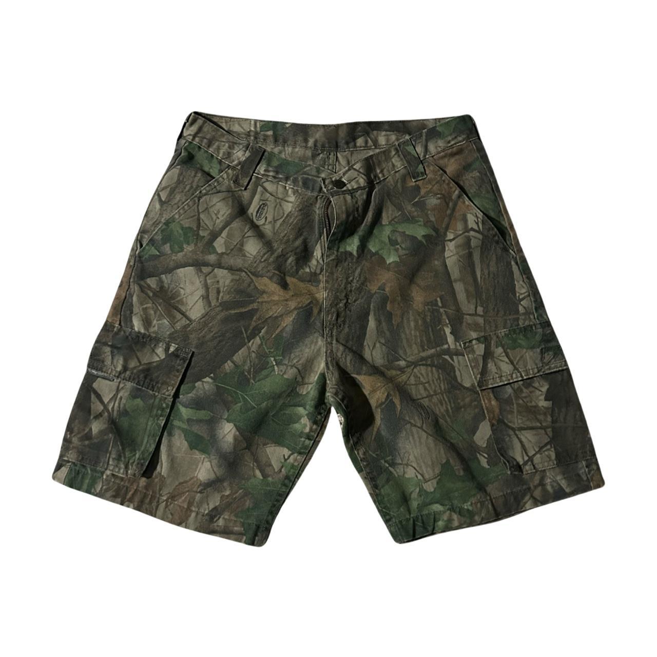 Vintage Wrangler Camo Cargo Shorts #vintage - Depop