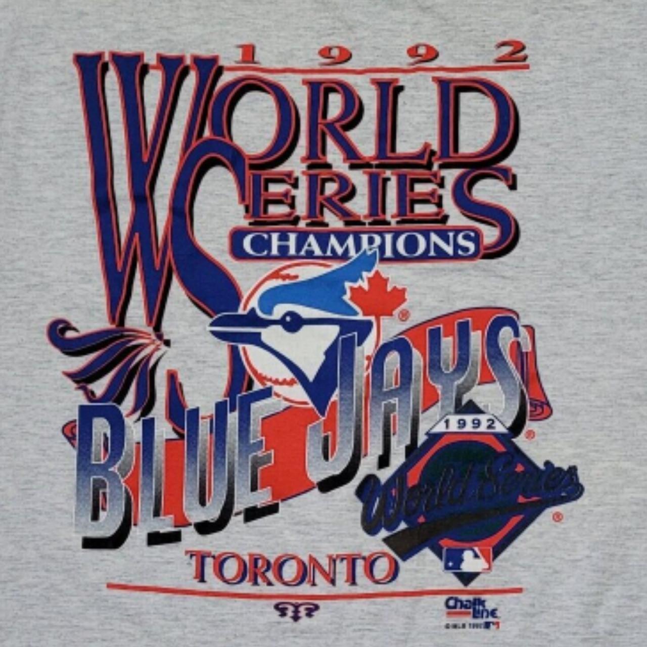 Vintage 1992 Toronto Blue Jays World Series Champs - Depop