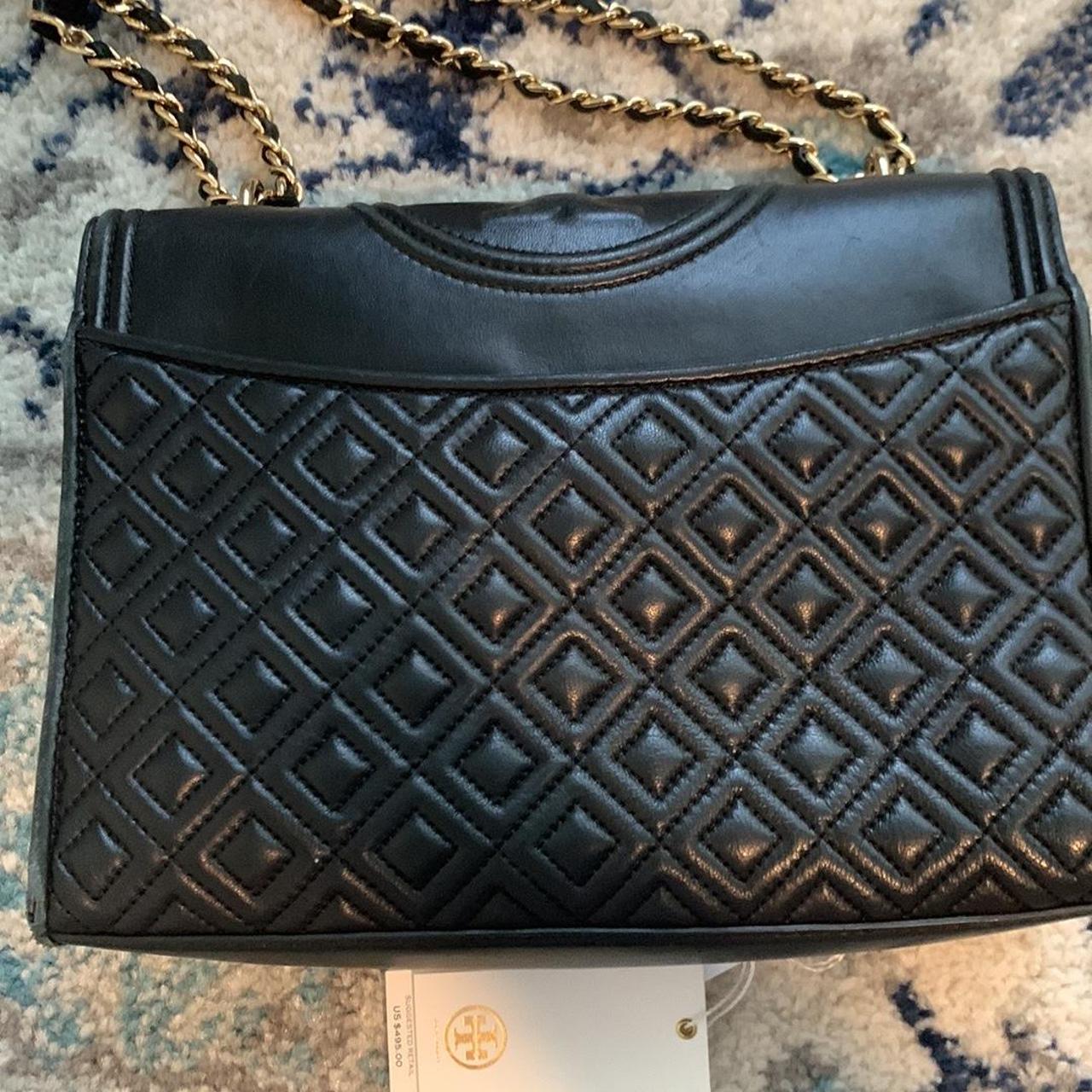 Tory Burch Fleming Convertible Quilted Shoulder Bag - Depop