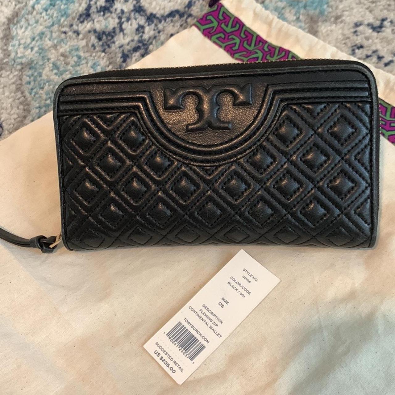 Tory burch clearance fleming zip wallet