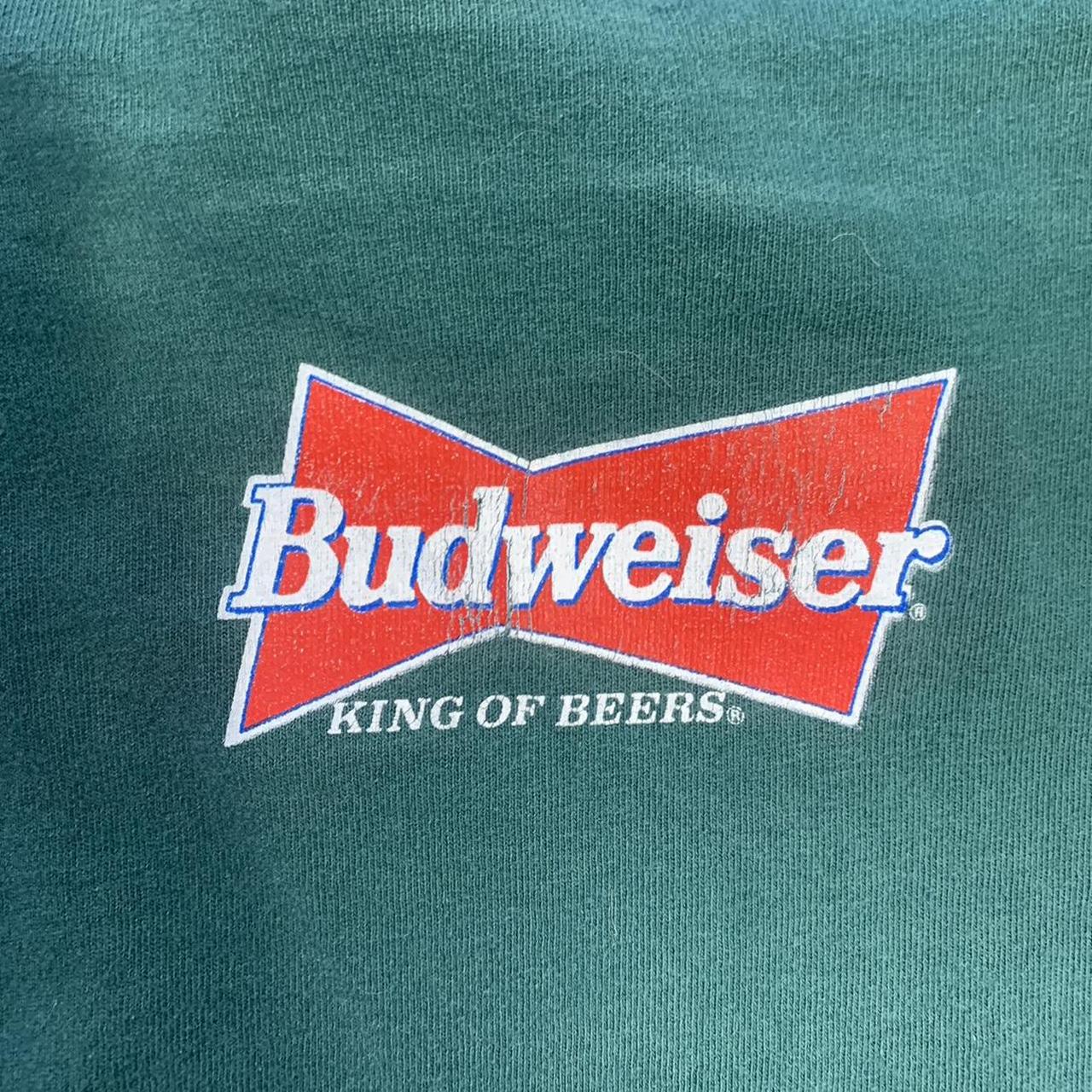 classic vintage Budweiser 1996 frogs t-shirt width: - Depop