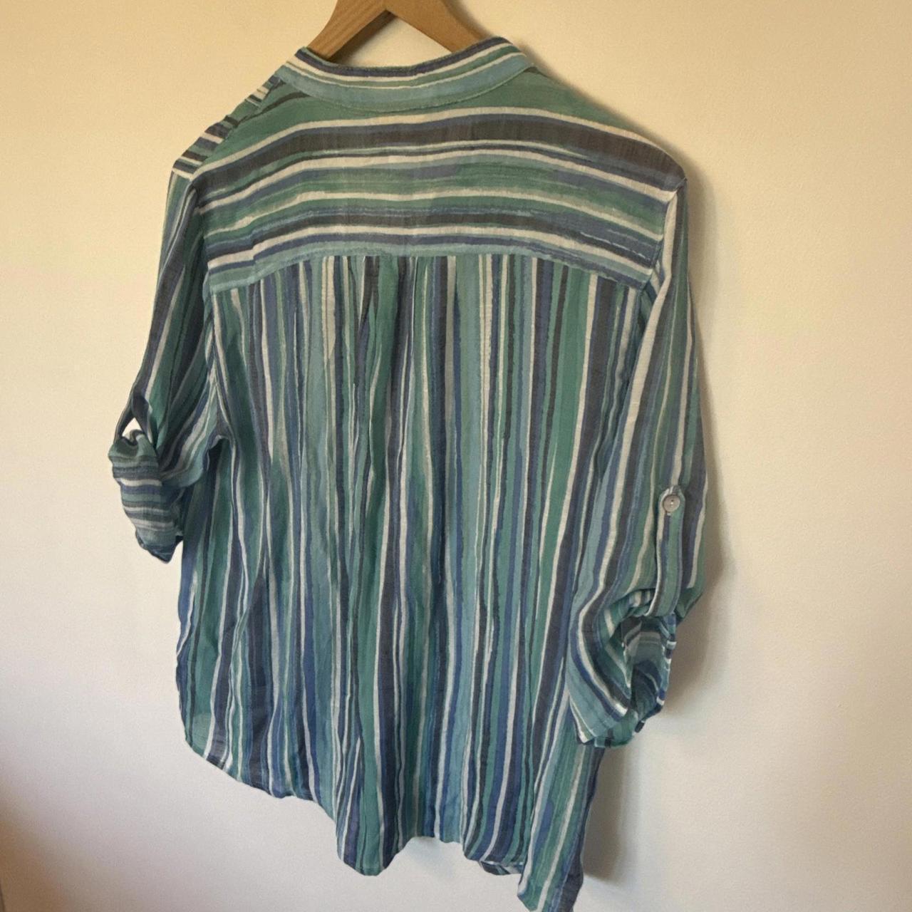 Ruby Rd. Women's Top - Blue - M – Ruby Rd Top Flo… - image 3