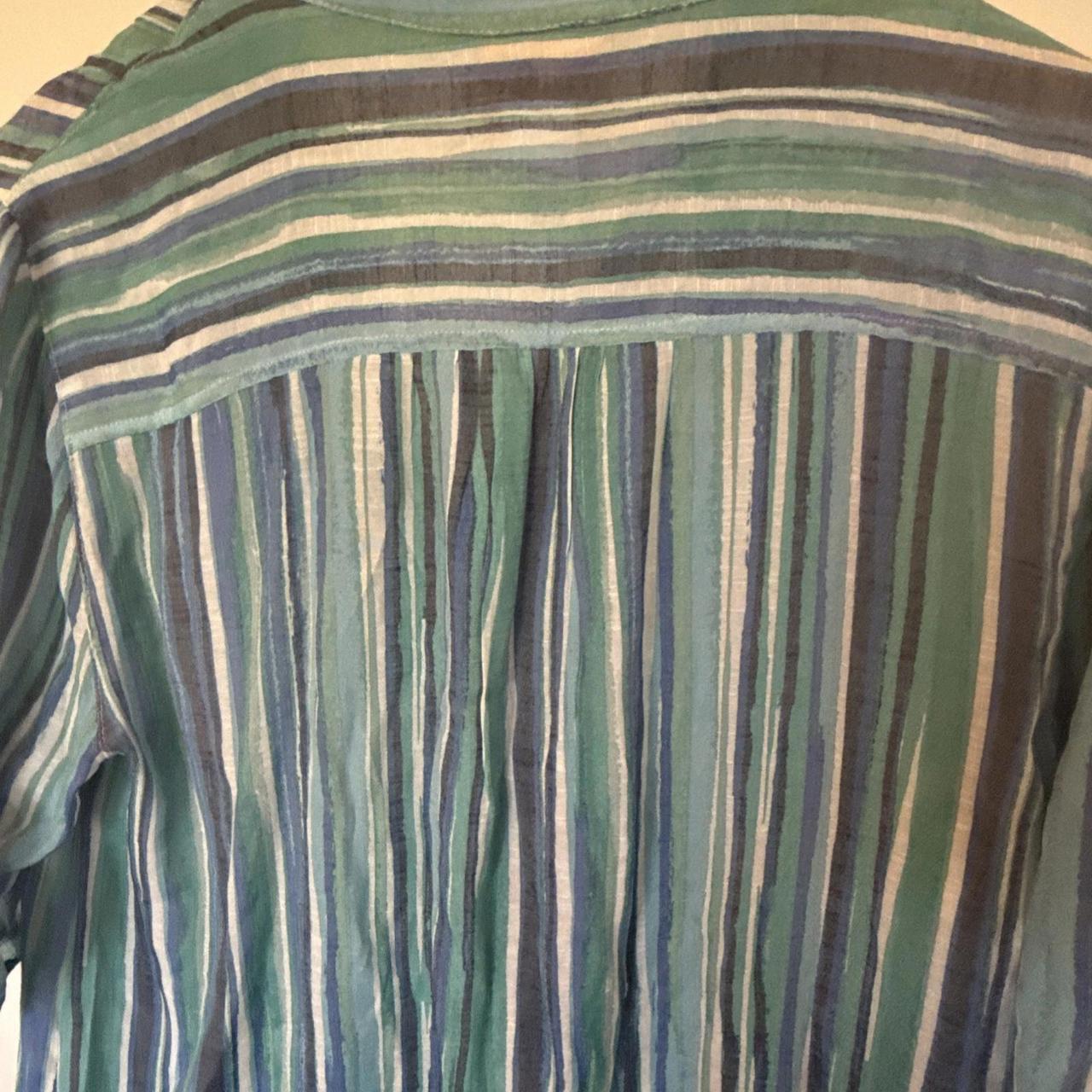 Ruby Rd. Women's Top - Blue - M – Ruby Rd Top Flo… - image 4