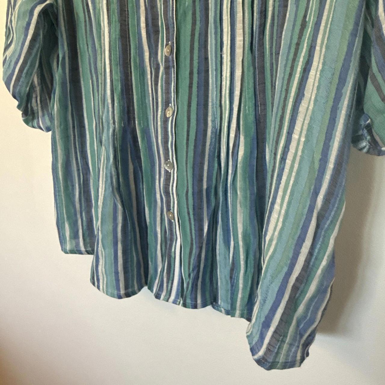 Ruby Rd. Women's Top - Blue - M – Ruby Rd Top Flo… - image 6