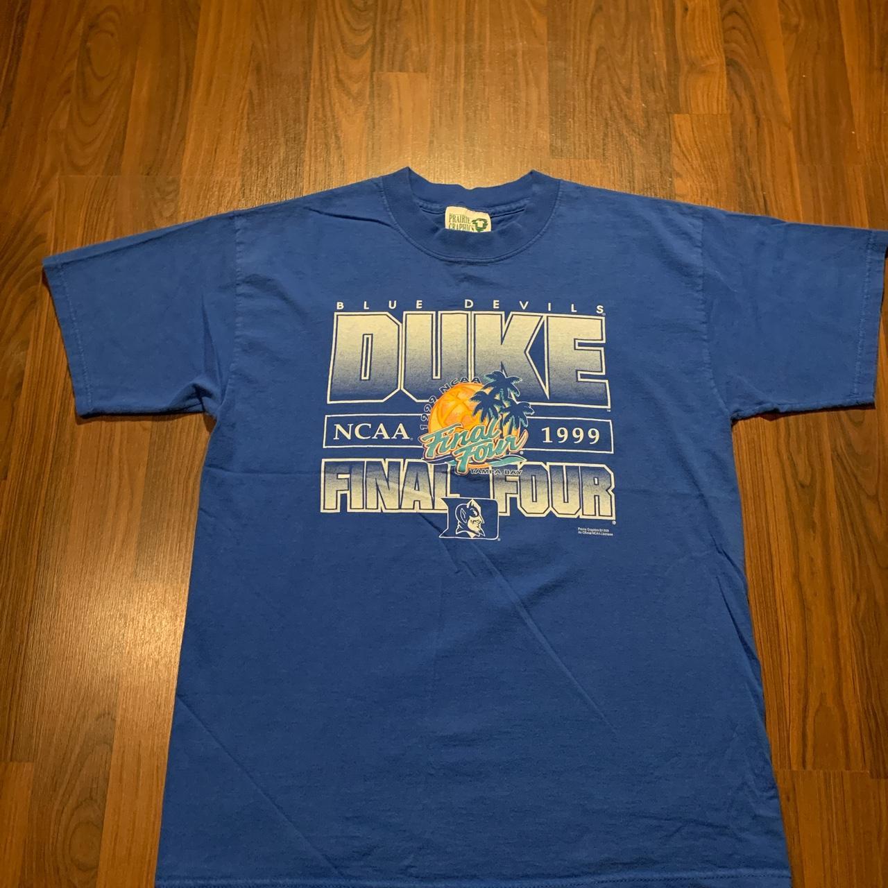 Duke Men's Blue T-shirt | Depop