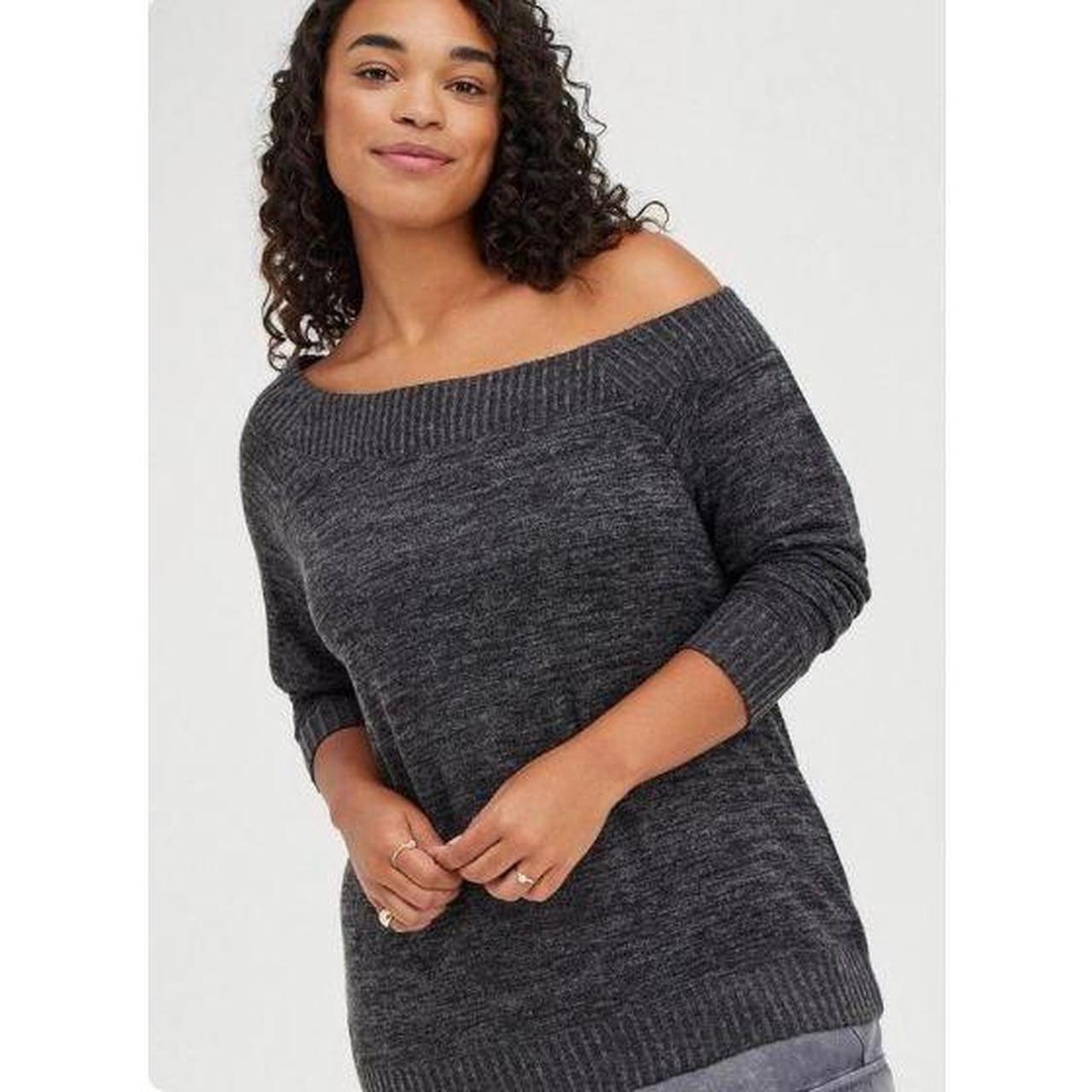 Torrid off sale the shoulder sweater