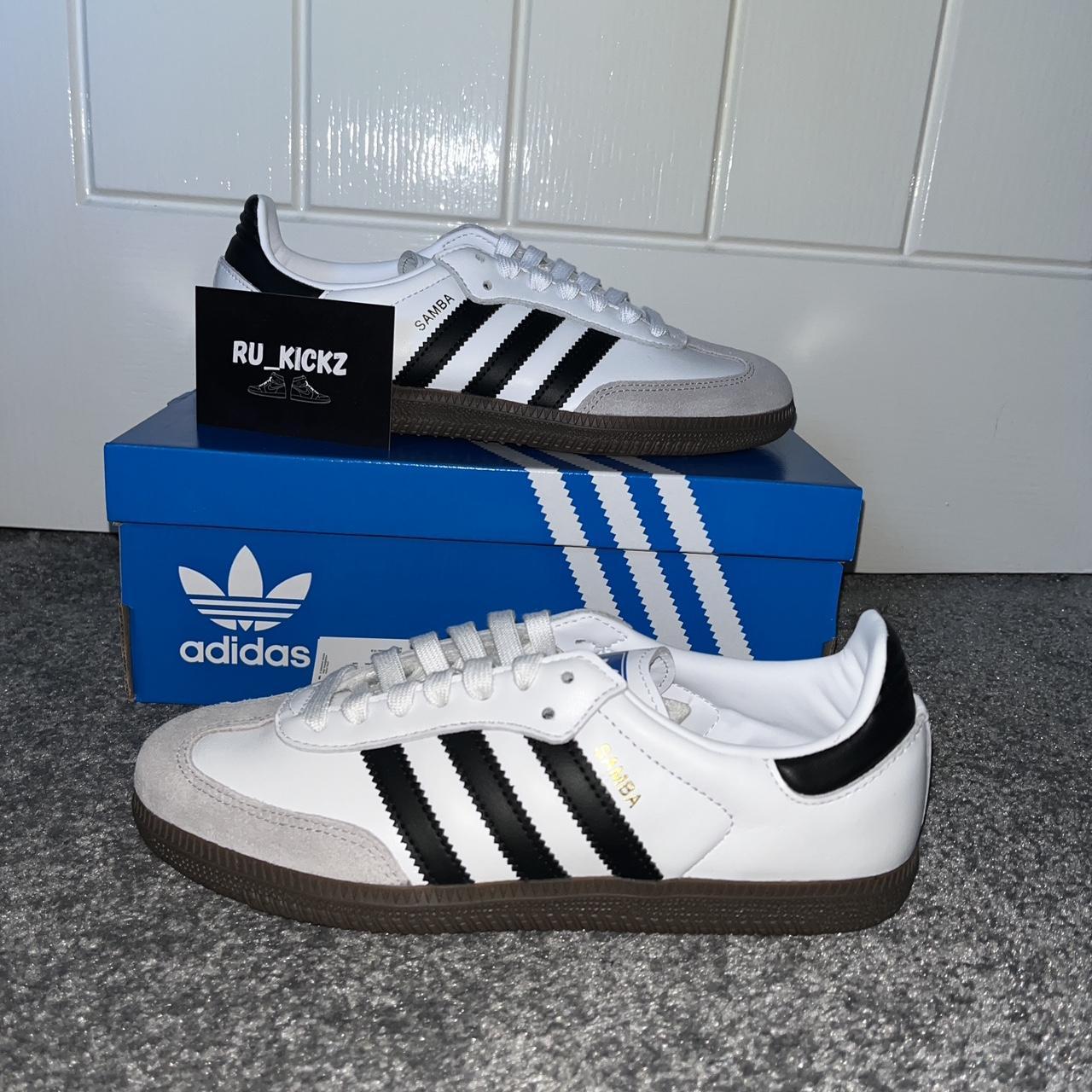 Adidas Samba Og White Uk4.5 Uk5 Uk5.5 Uk6 Brand - Depop