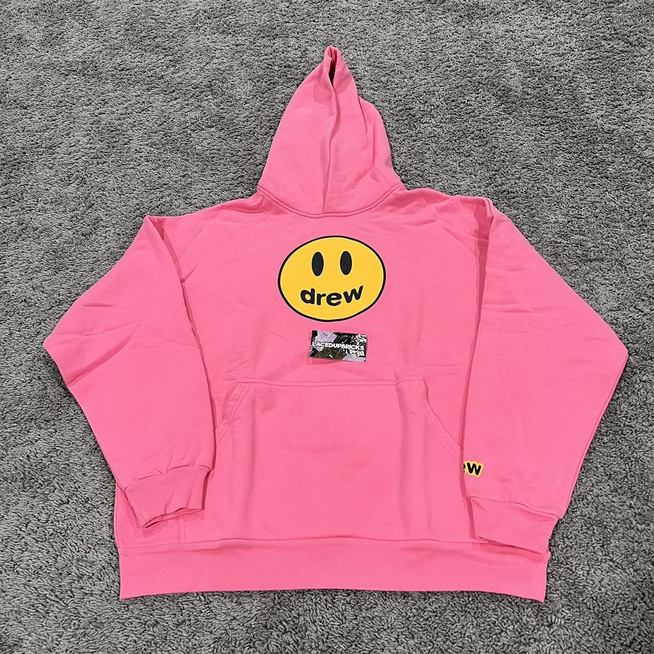 Drew house pink online hoodie