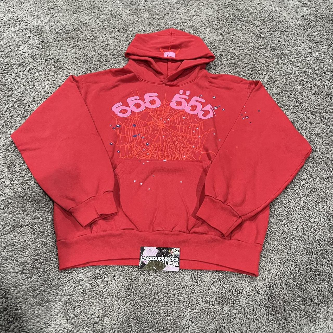 Spyder - 555 Logo Pullover Hoodie - Red L