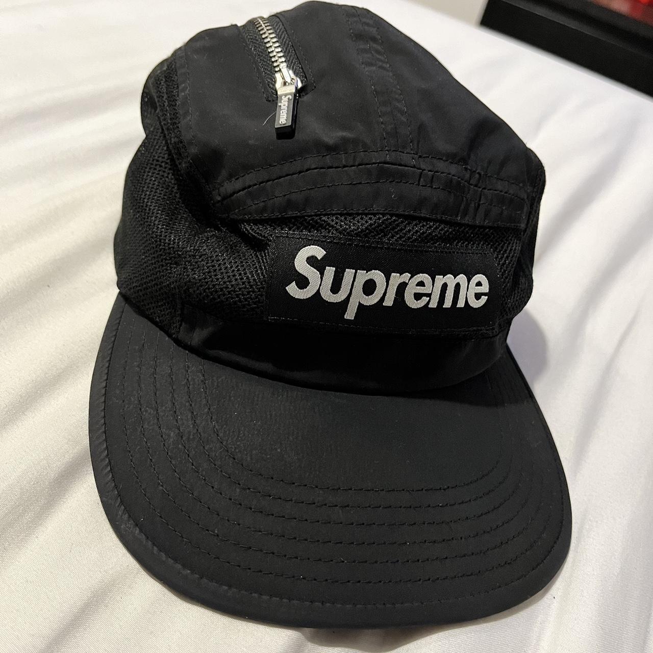 Supreme Zip Mesh Camp Cap (FW20) Black - FW20 - US