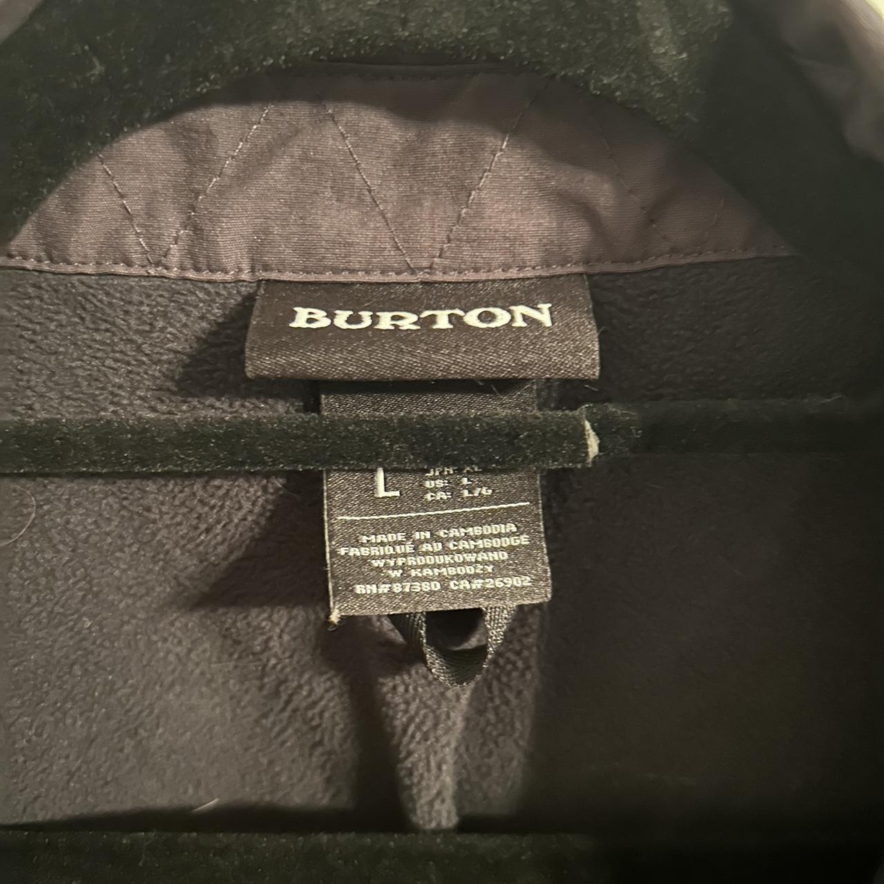 Men’s Burton button up jacket. Like new - Depop