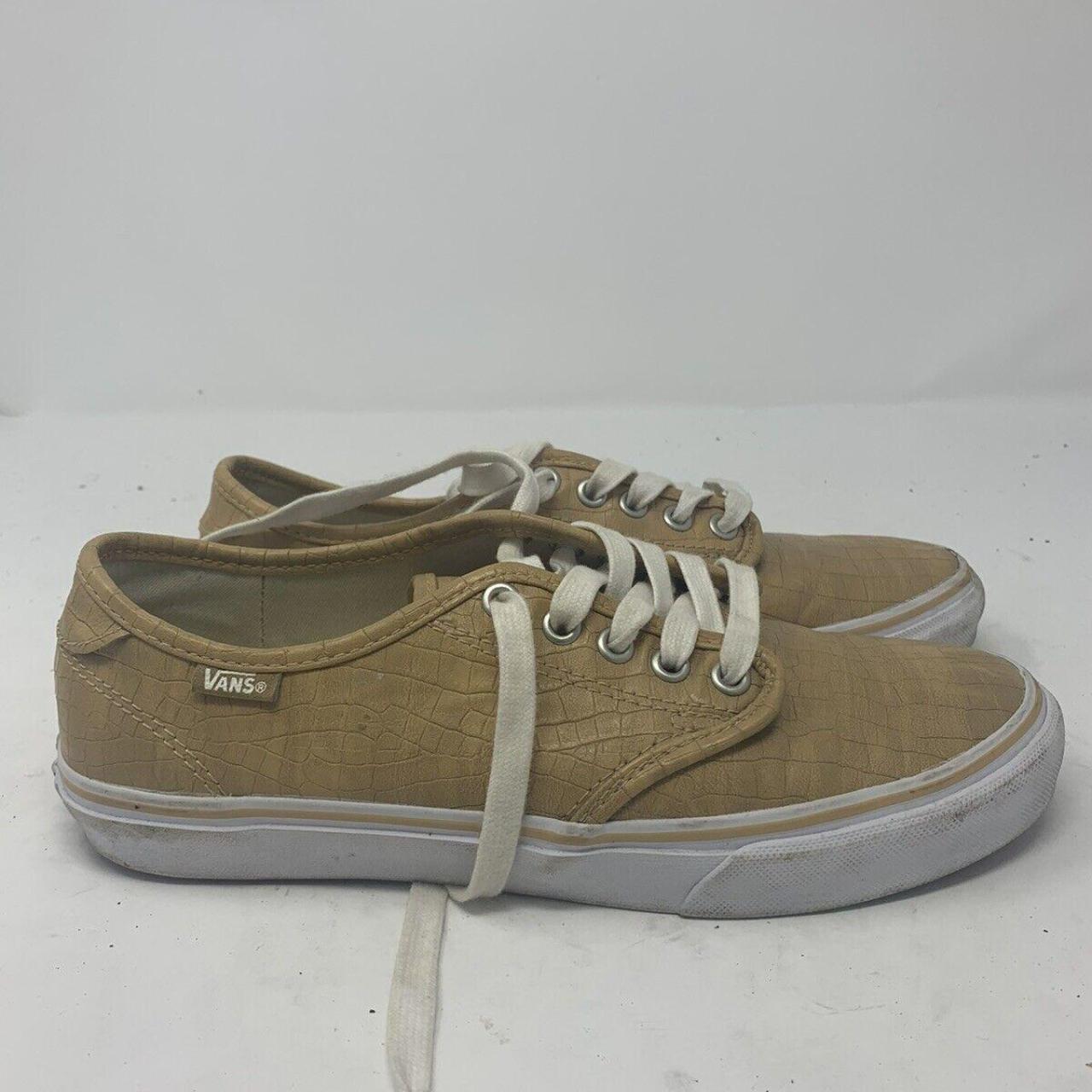 Tan vans store shoes womens