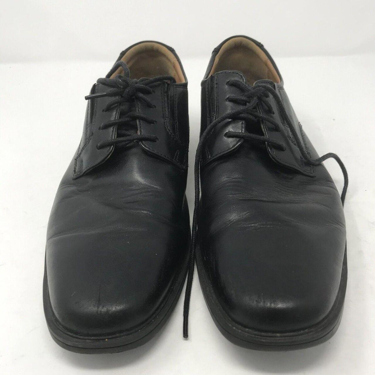 Clarks Hommes Black Leather Dress Shoes Men’s Size... - Depop