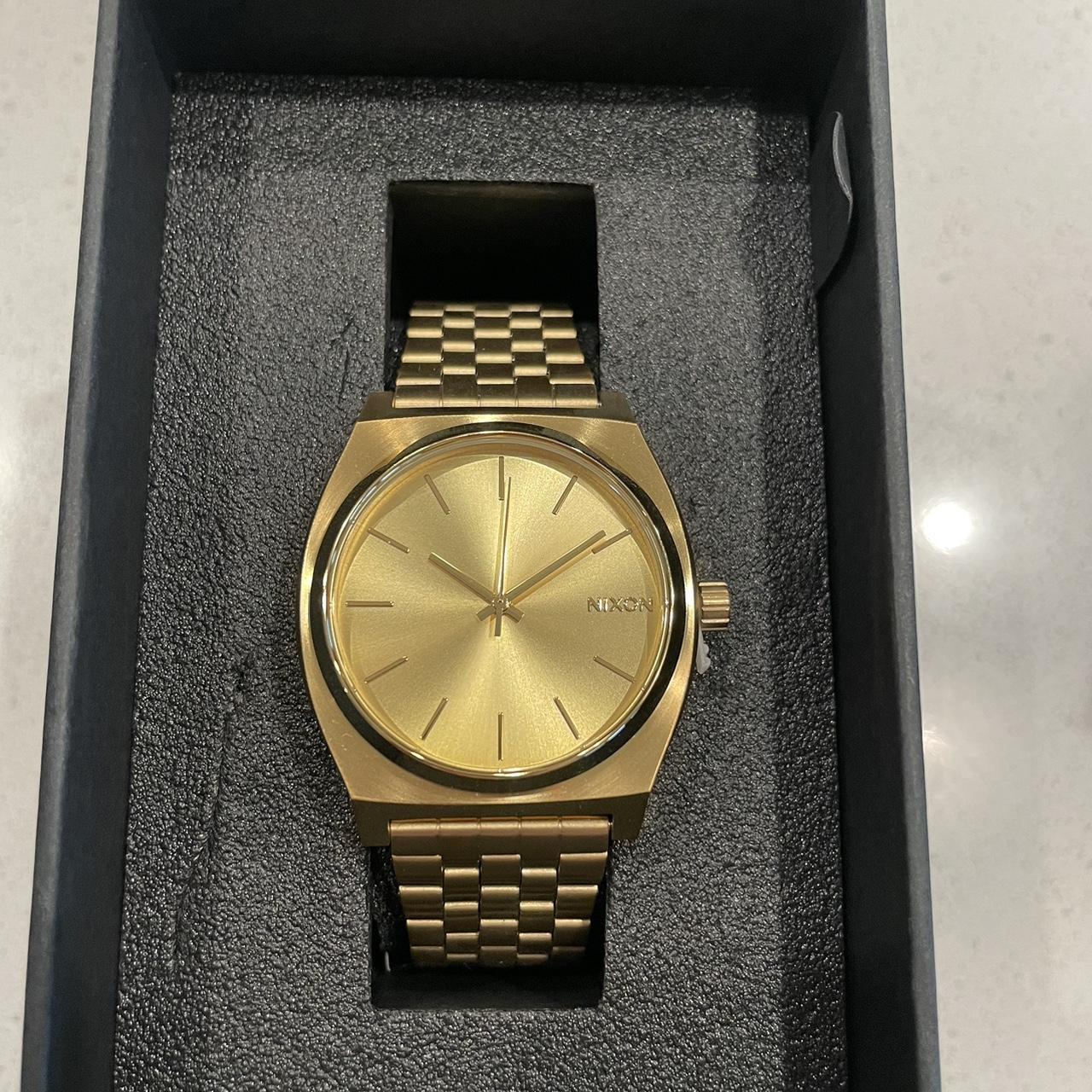 Brand New Gold Plated Nixon Adjustable Watch Depop