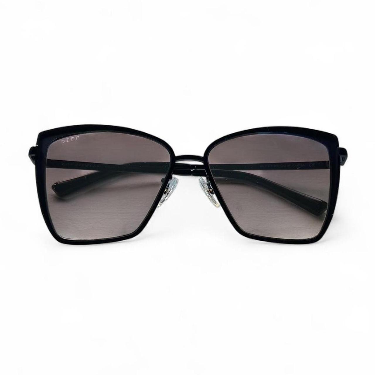 DIFF Women's Square Sunglasses - Black – DIFF Ove… - image 1