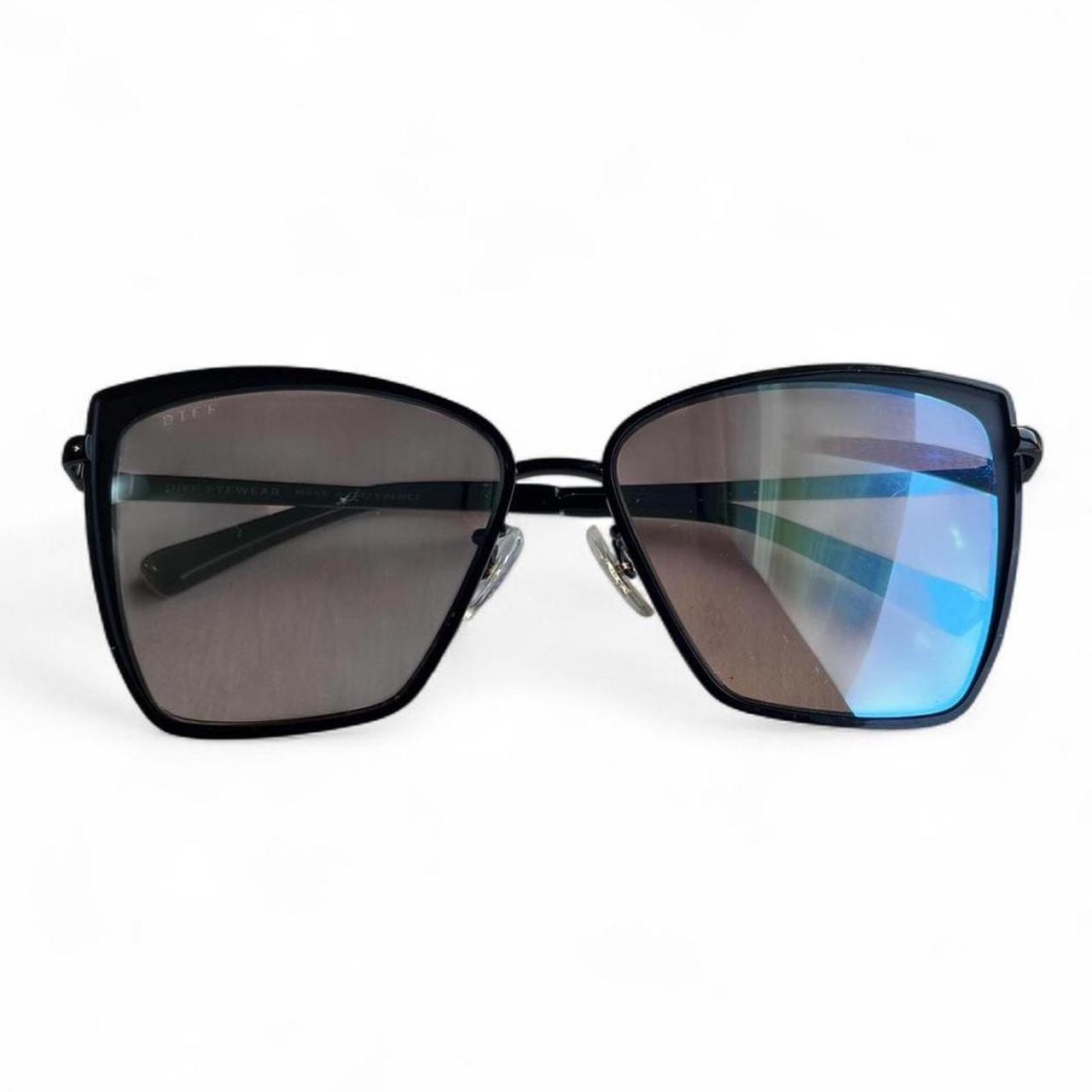 DIFF Women's Square Sunglasses - Black – DIFF Ove… - image 2