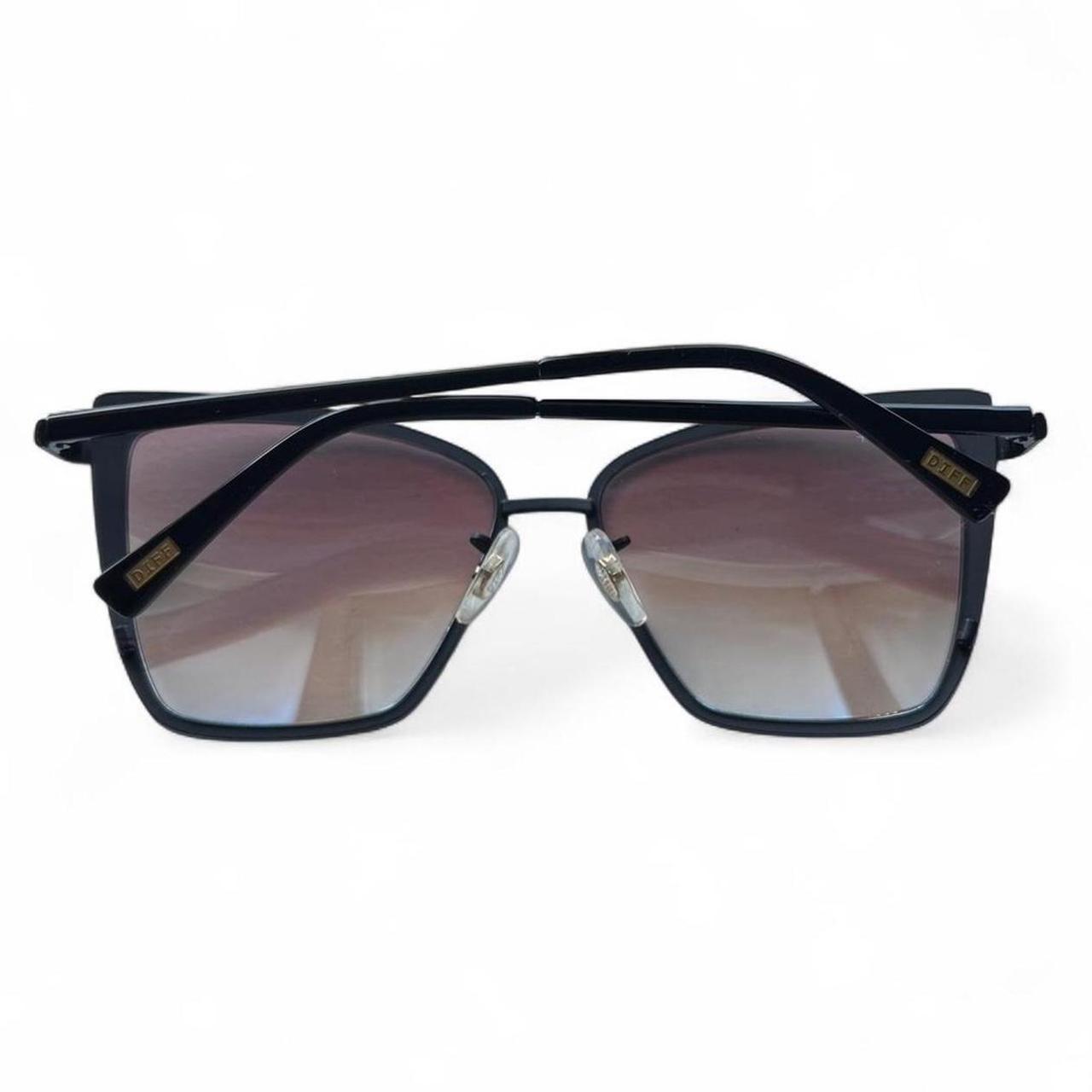 DIFF Women's Square Sunglasses - Black – DIFF Ove… - image 3