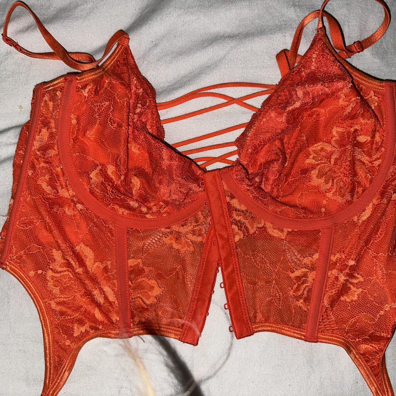 Glassons Corset Orange Depop 2562