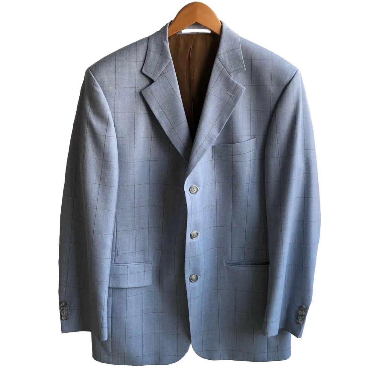 CARL GROSS Suit Jacket Blazer Men s 40 Virgin Wool