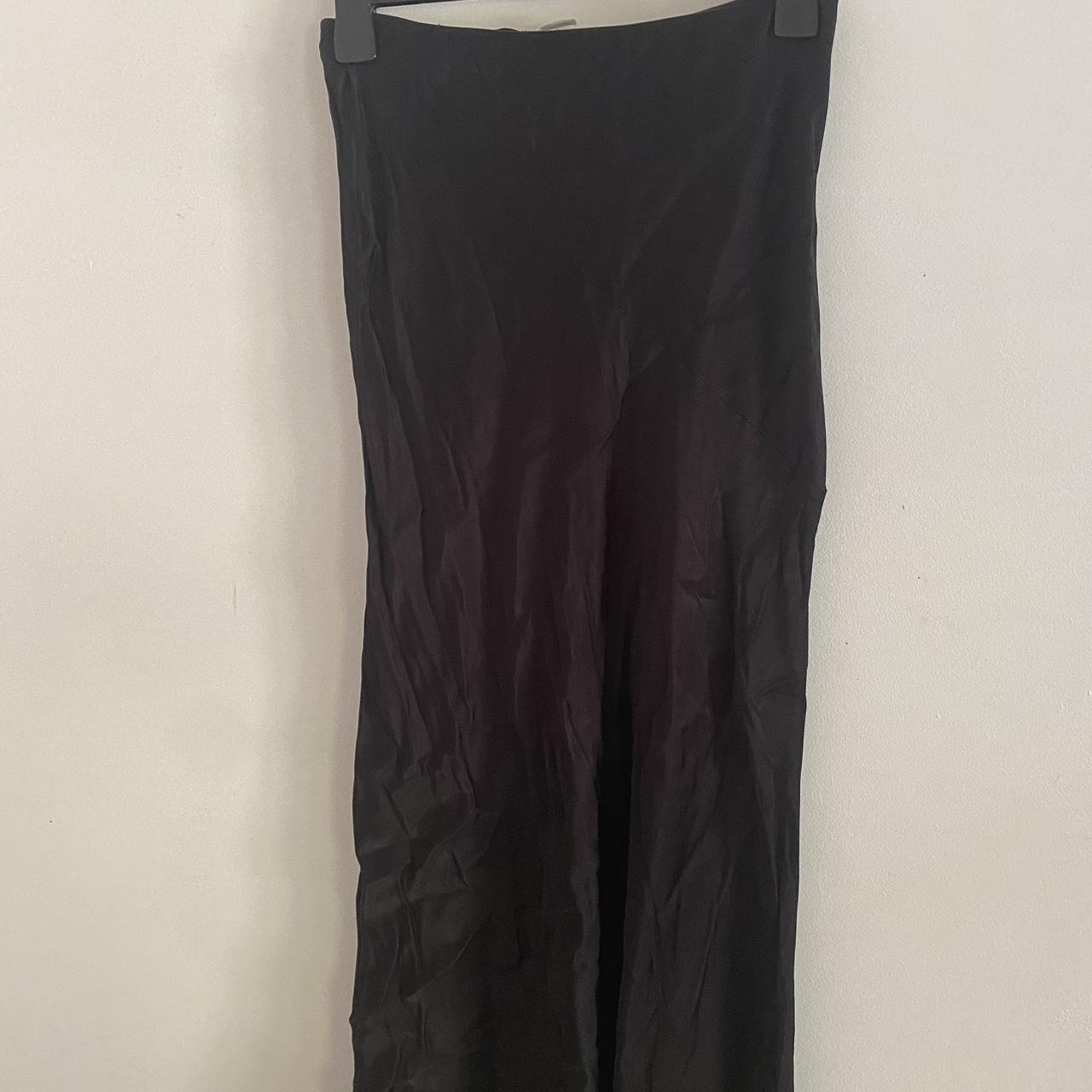 Glassons Satin Midi Skirt Size Good Condition Depop