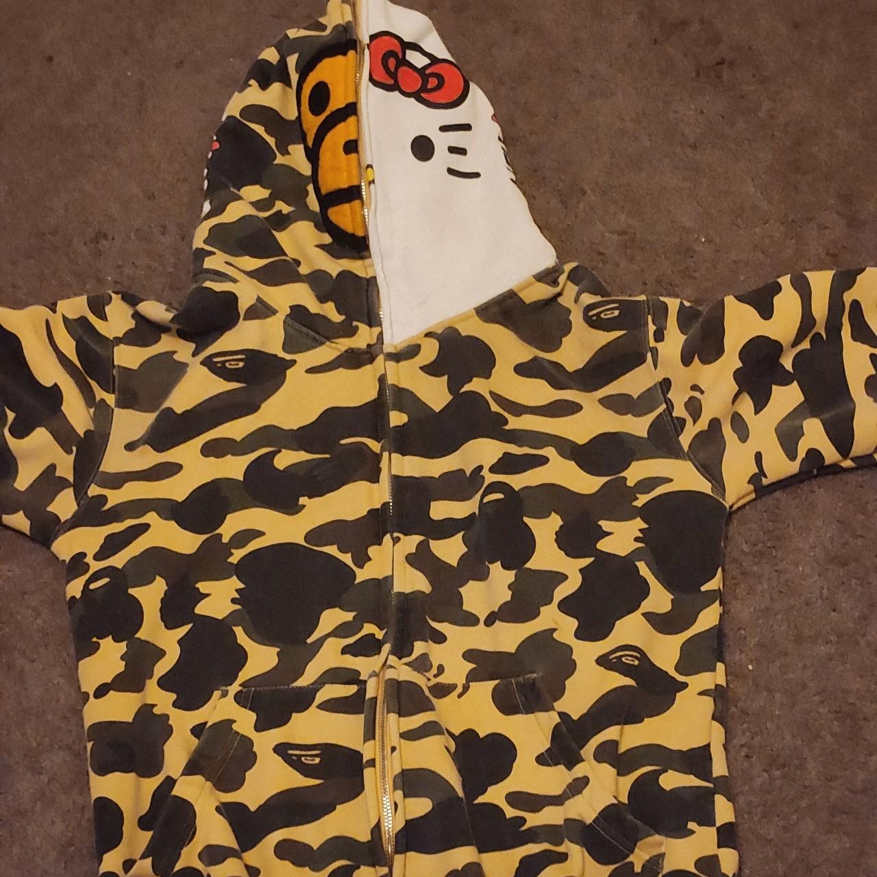 Y2K bape jacket for men and women one of a kind jacket - Depop