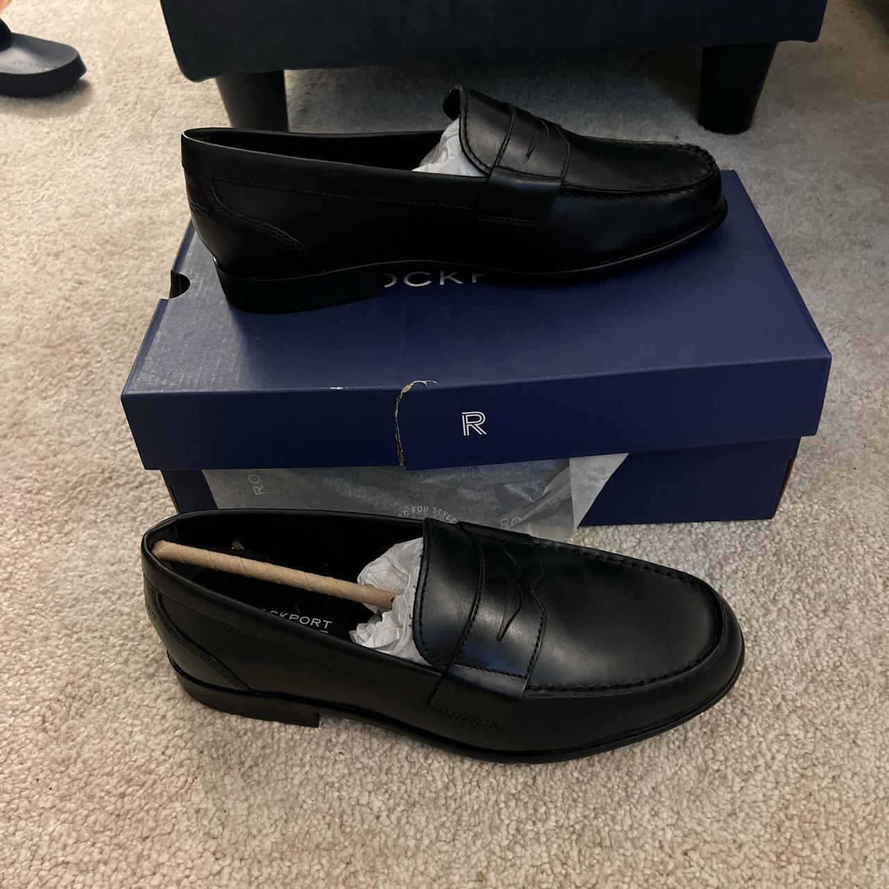 Rockport Classic Penny Loafer Black II - Depop