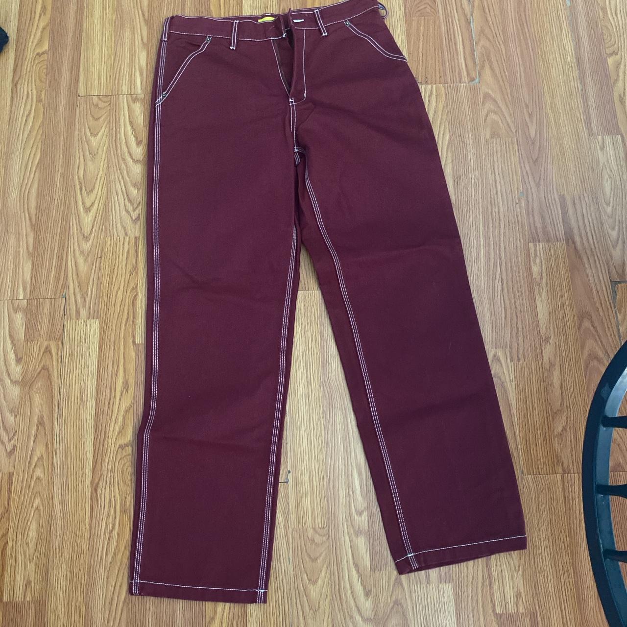 Burgundy hot sale golf pants