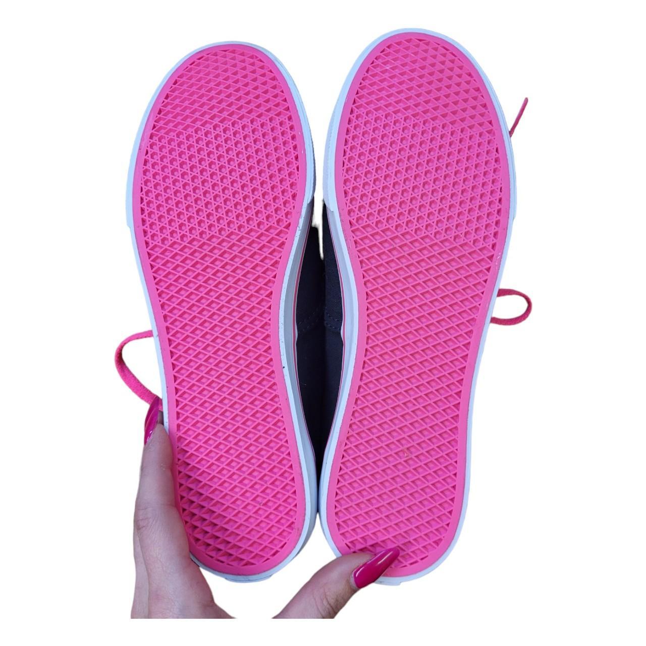 Pink and Black Vans ABOUT THE ITEM Size Mens US... Depop